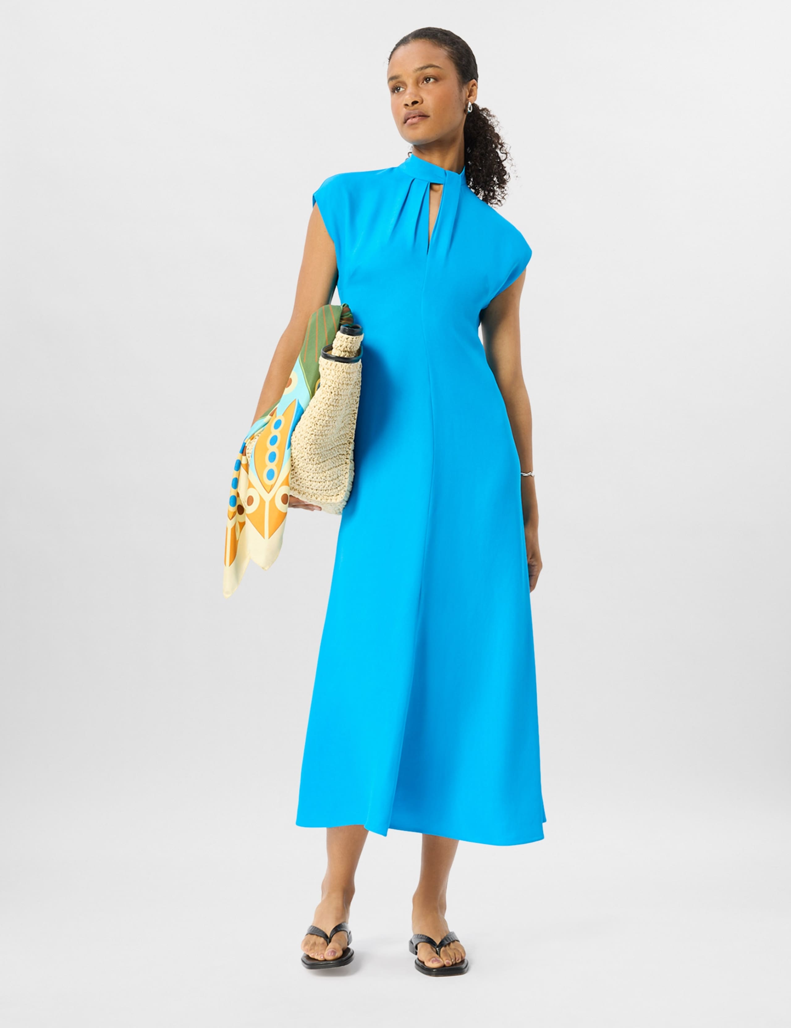 High Neck Midi Skater Dress 5 of 5