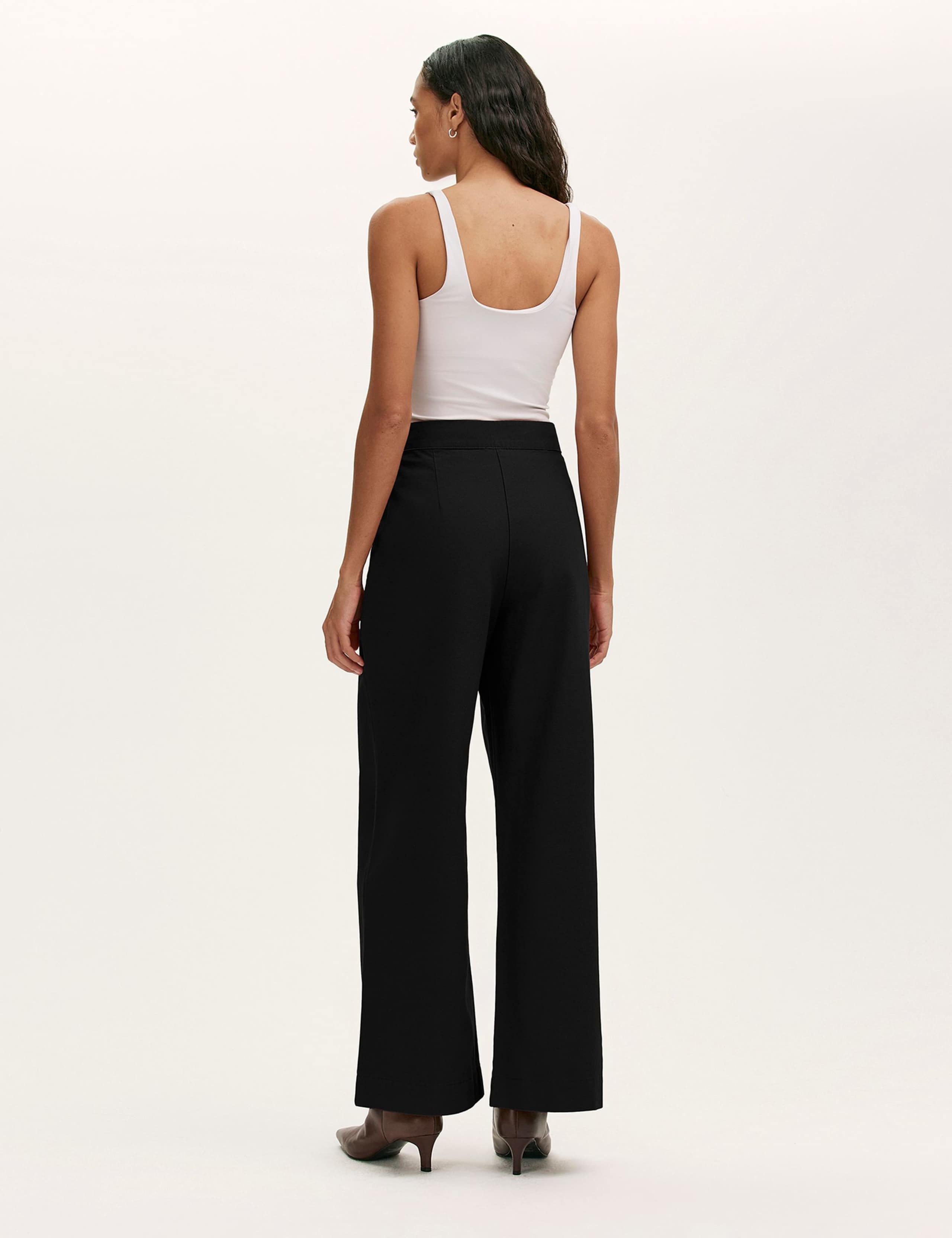 Pure Cotton Canvas Wide Leg Trousers 2 of 4