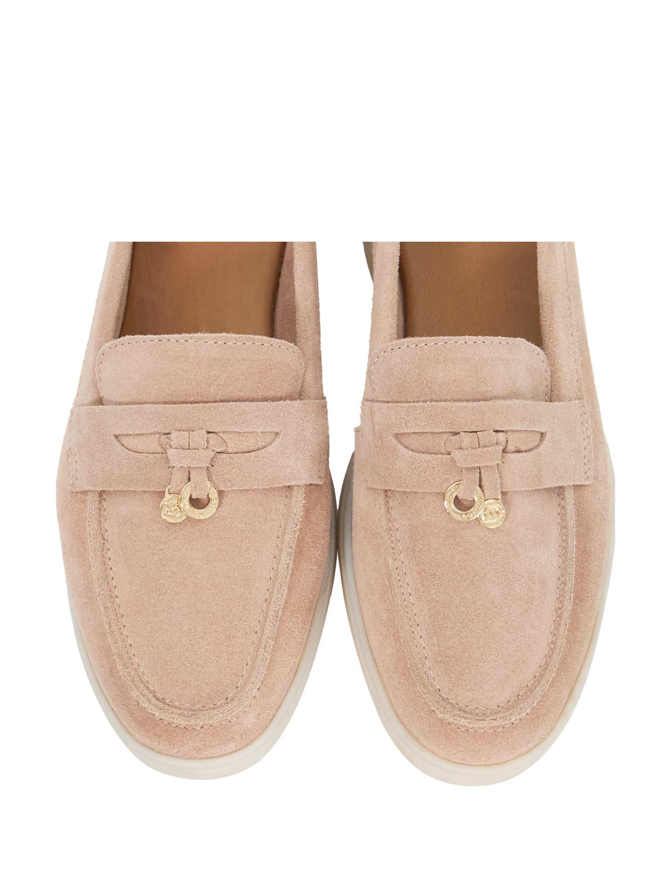 Wide Fit Suede Slip On Flat Loafers 6 of 6