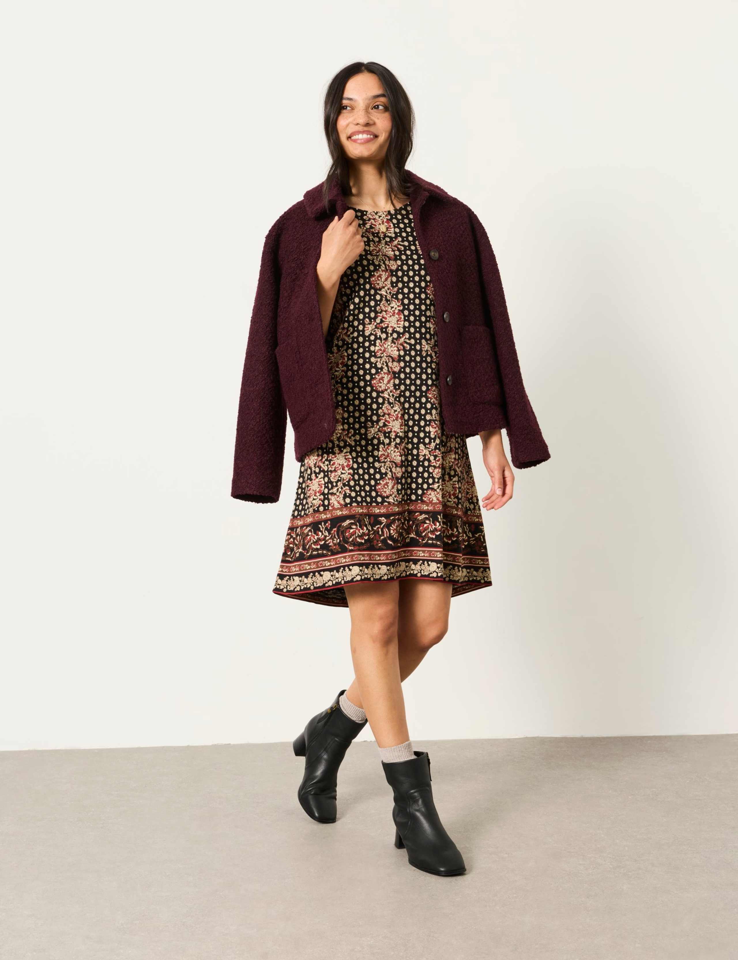 Cotton Rich Printed Mini T-Shirt Dress 4 of 7