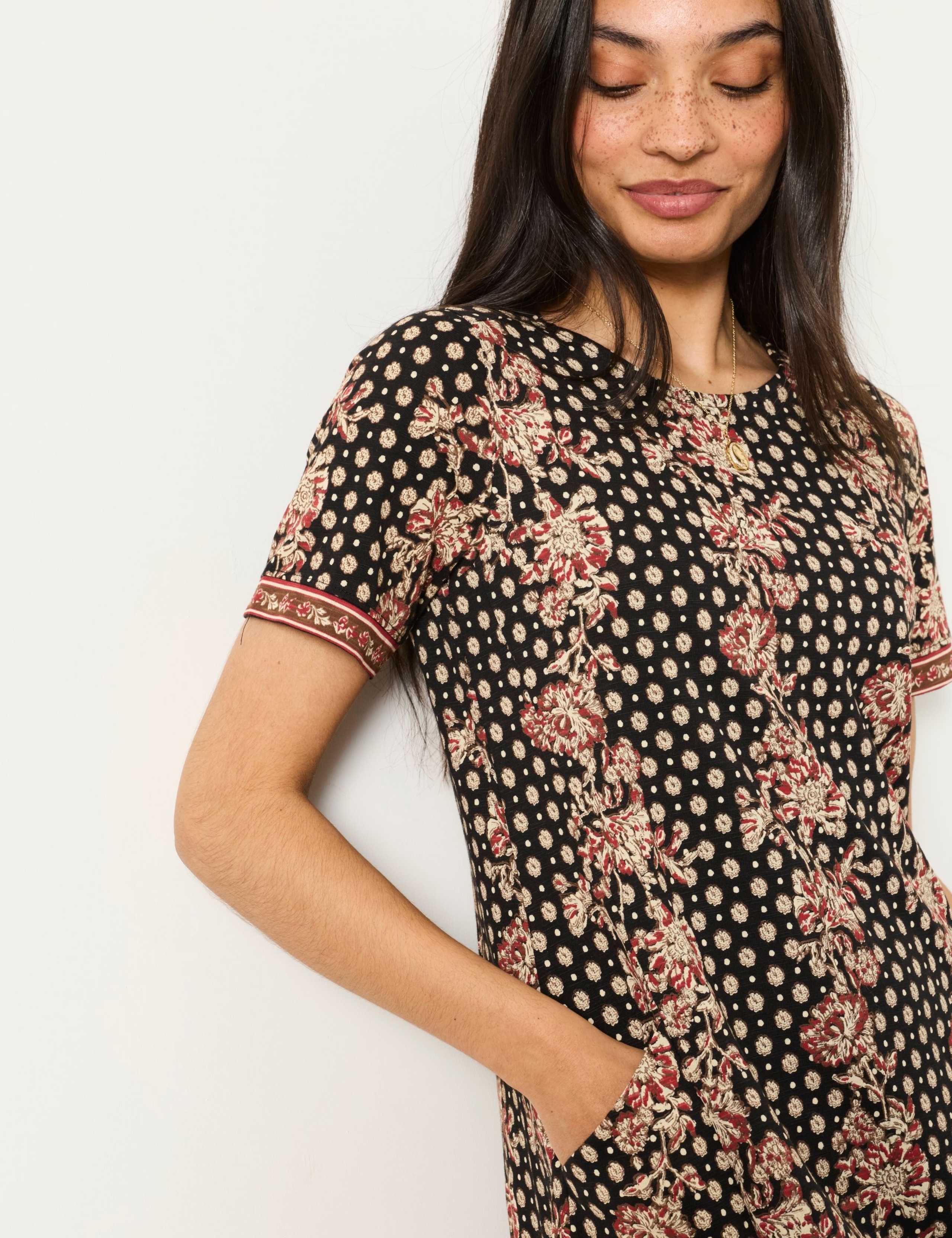 Cotton Rich Printed Mini T-Shirt Dress 7 of 7