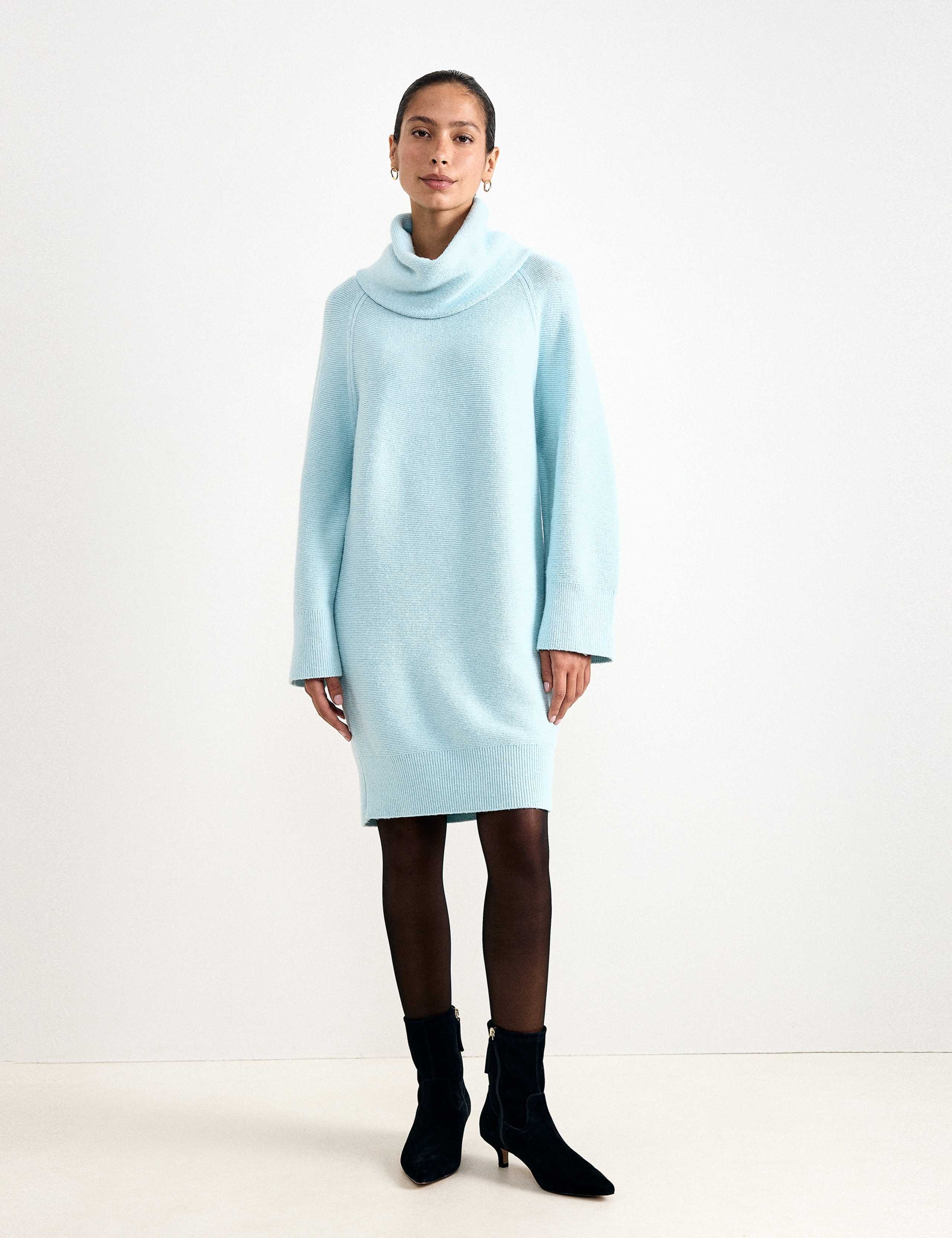 High Neck Mini Jumper Dress 5 of 6