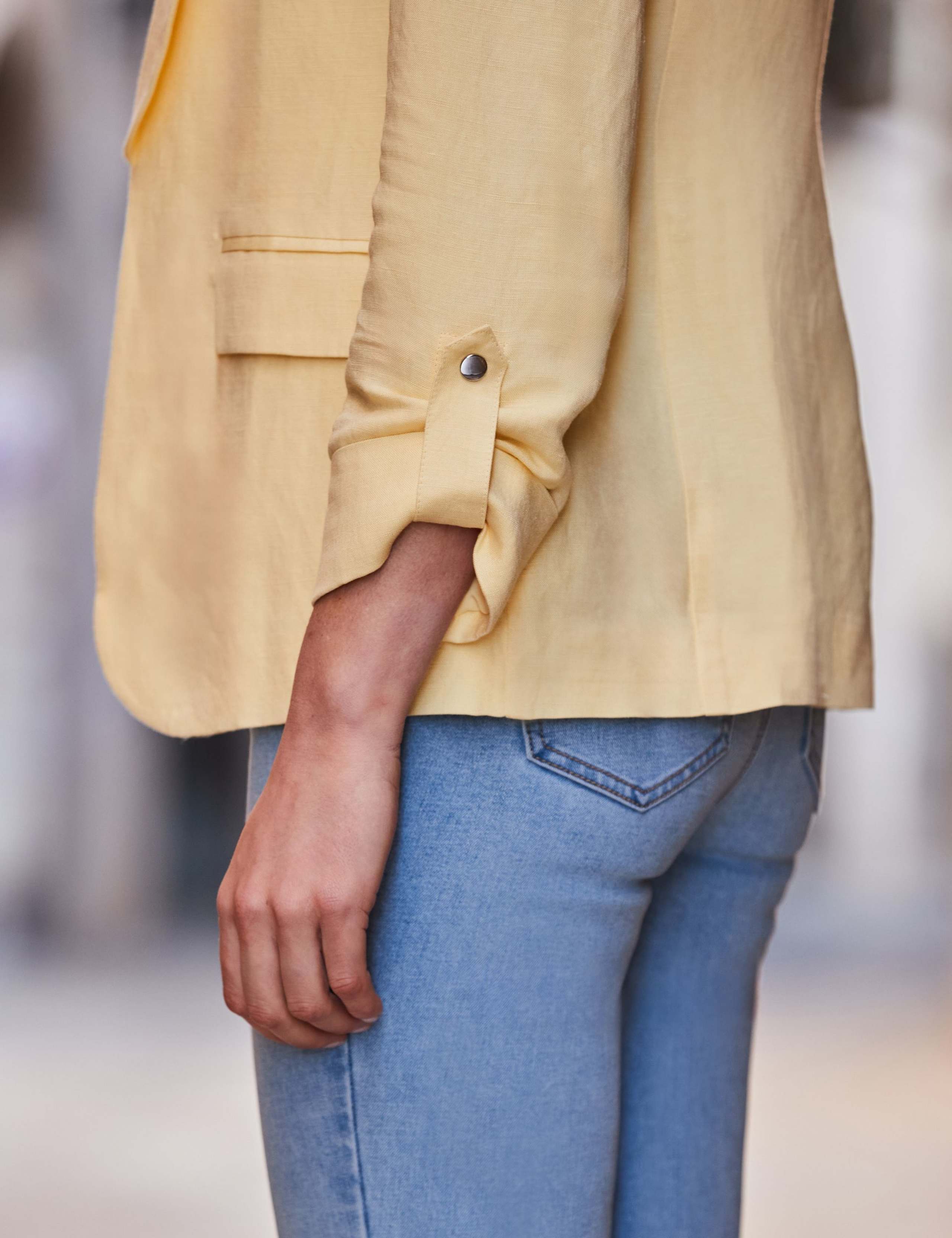 Linen Rich Relaxed Blazer 6 of 6