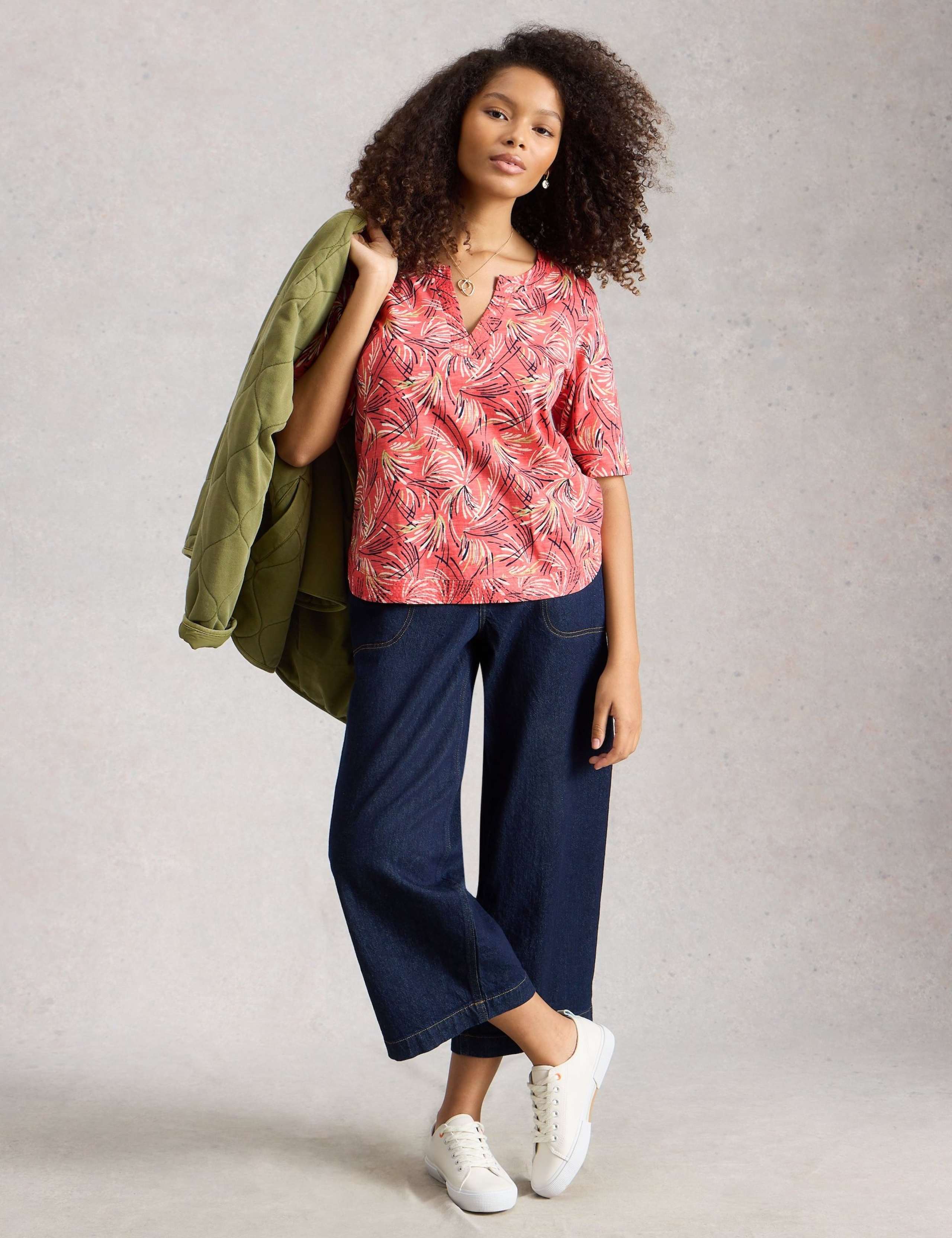 Pure Cotton Embroidered Top 5 of 6