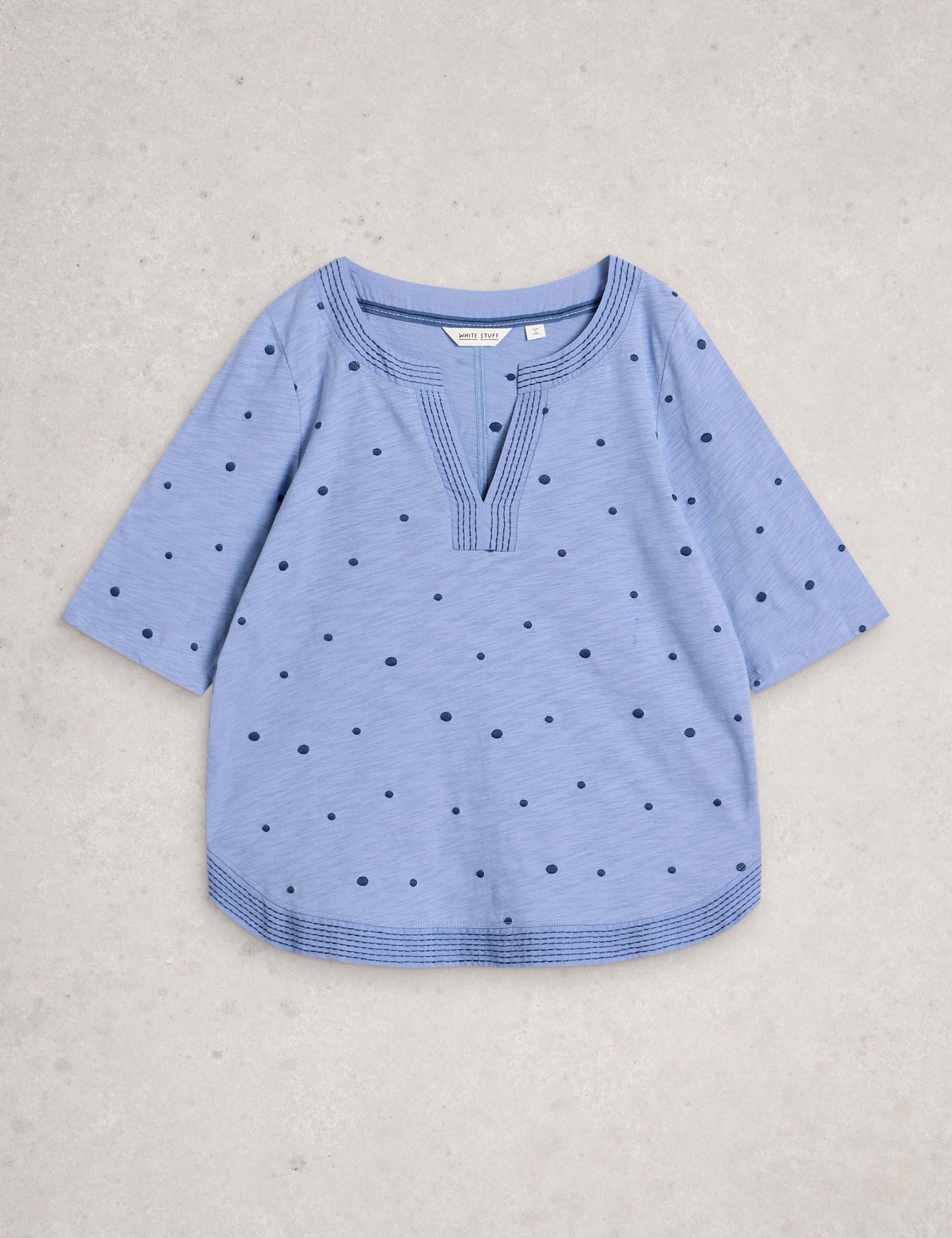 Pure Cotton Embroidered Top 2 of 5