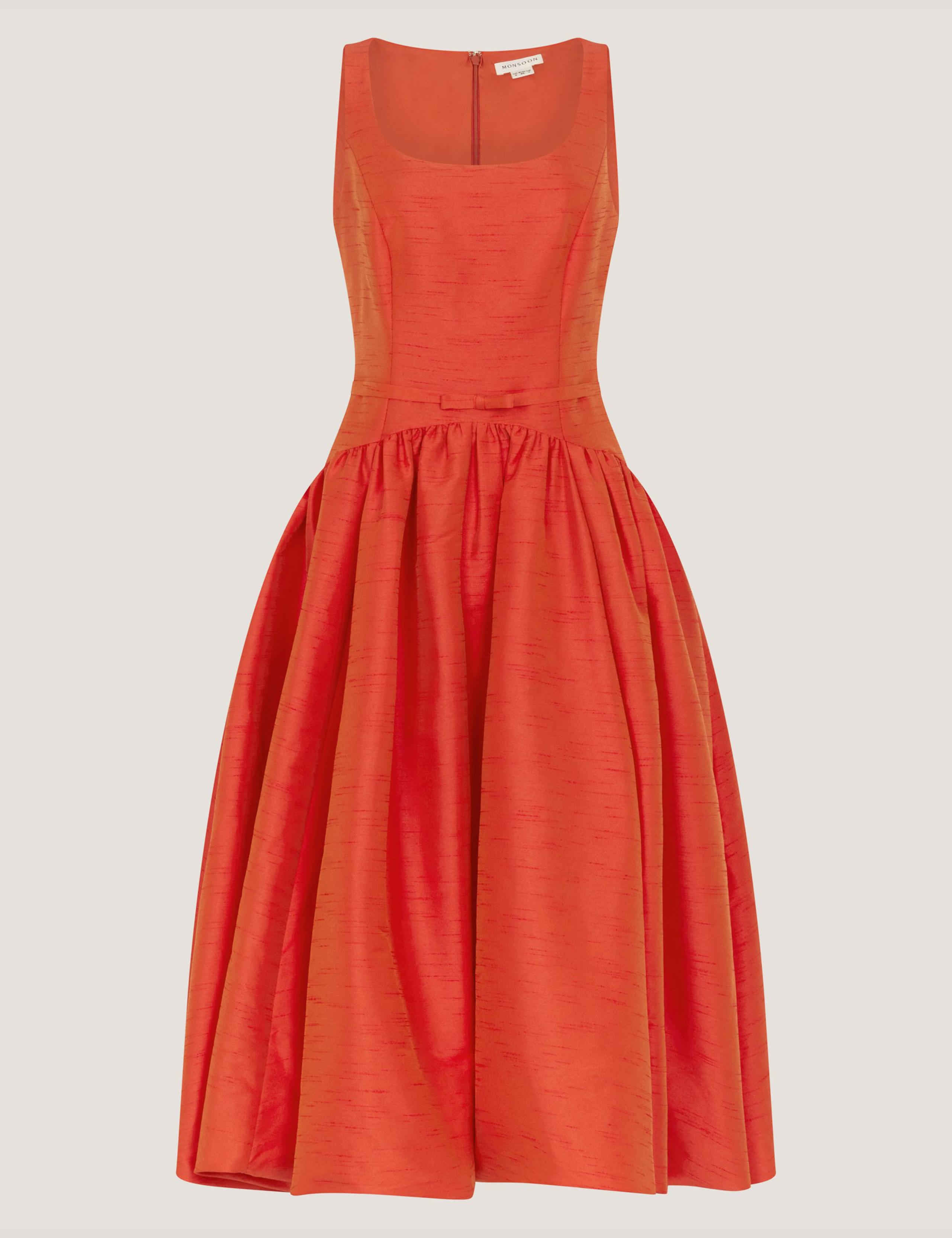 Scoop Neck Midi Skater Dress 2 of 6