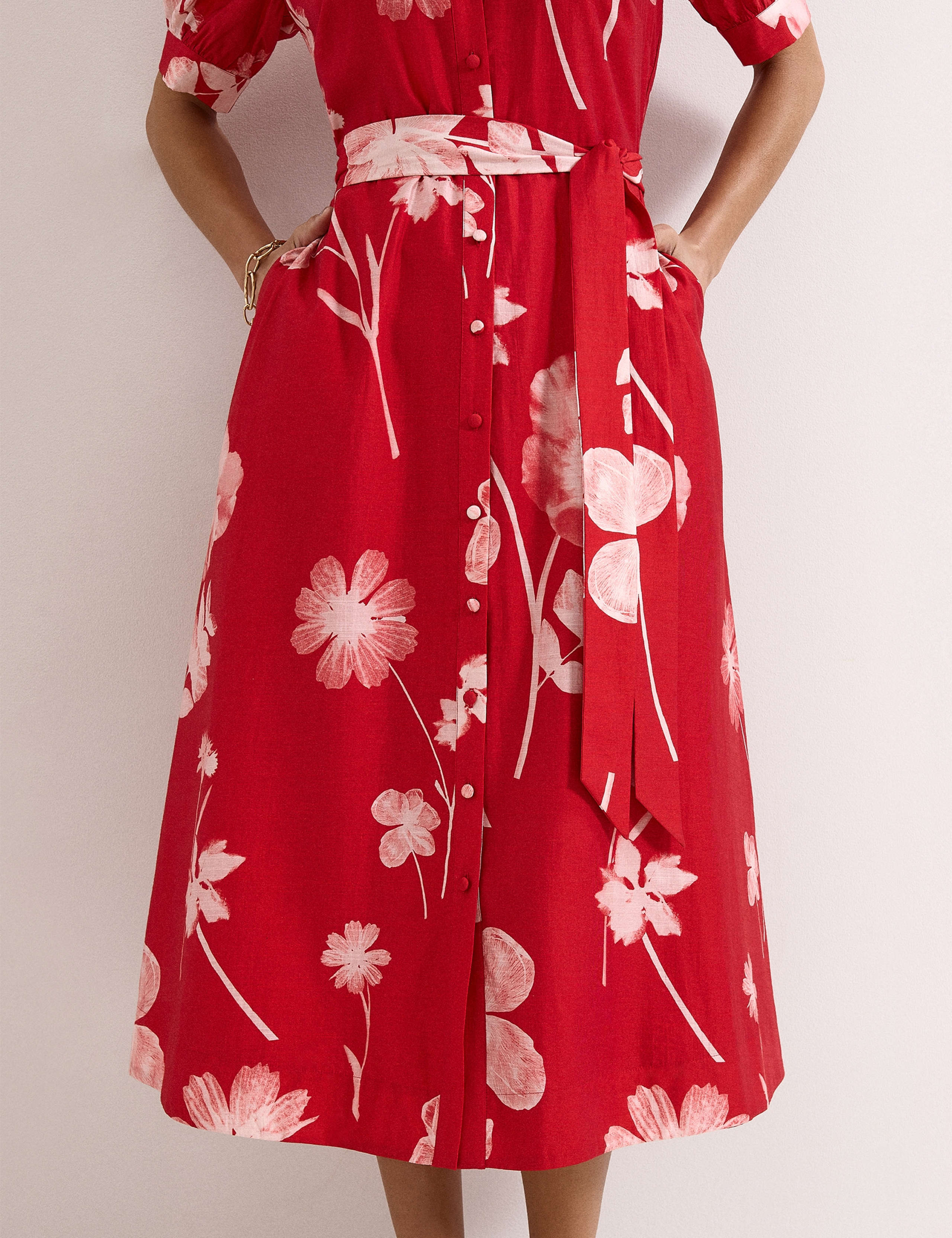 Floral Midi Skater Dress 4 of 8