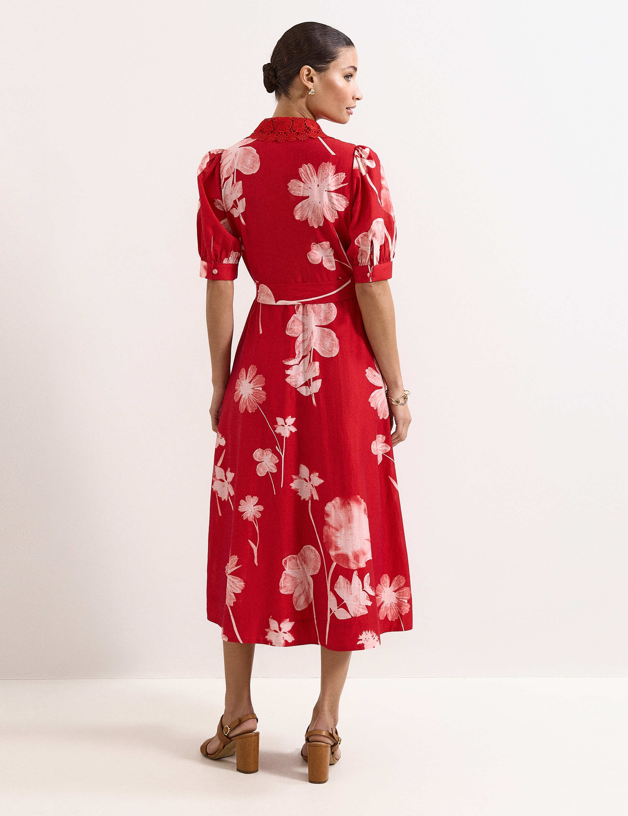 Floral Midi Skater Dress 5 of 8