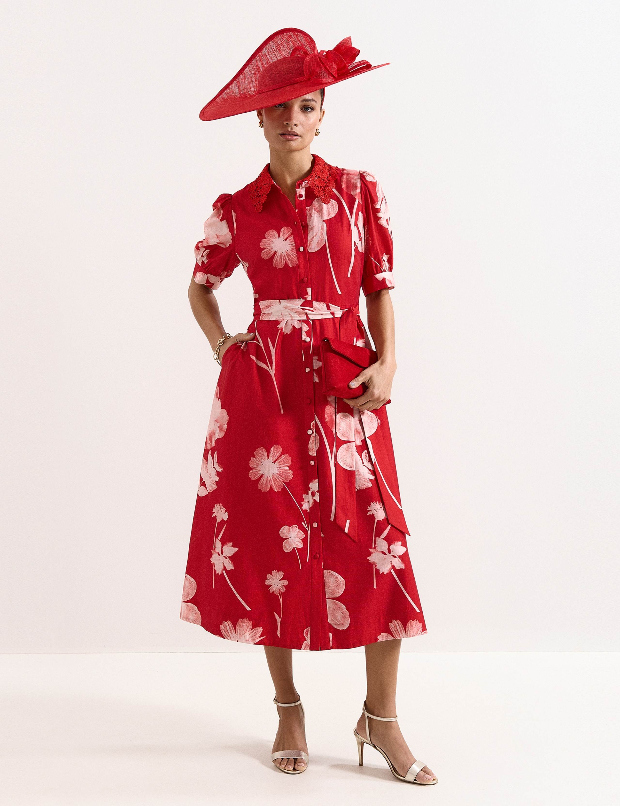 Floral Midi Skater Dress 6 of 8