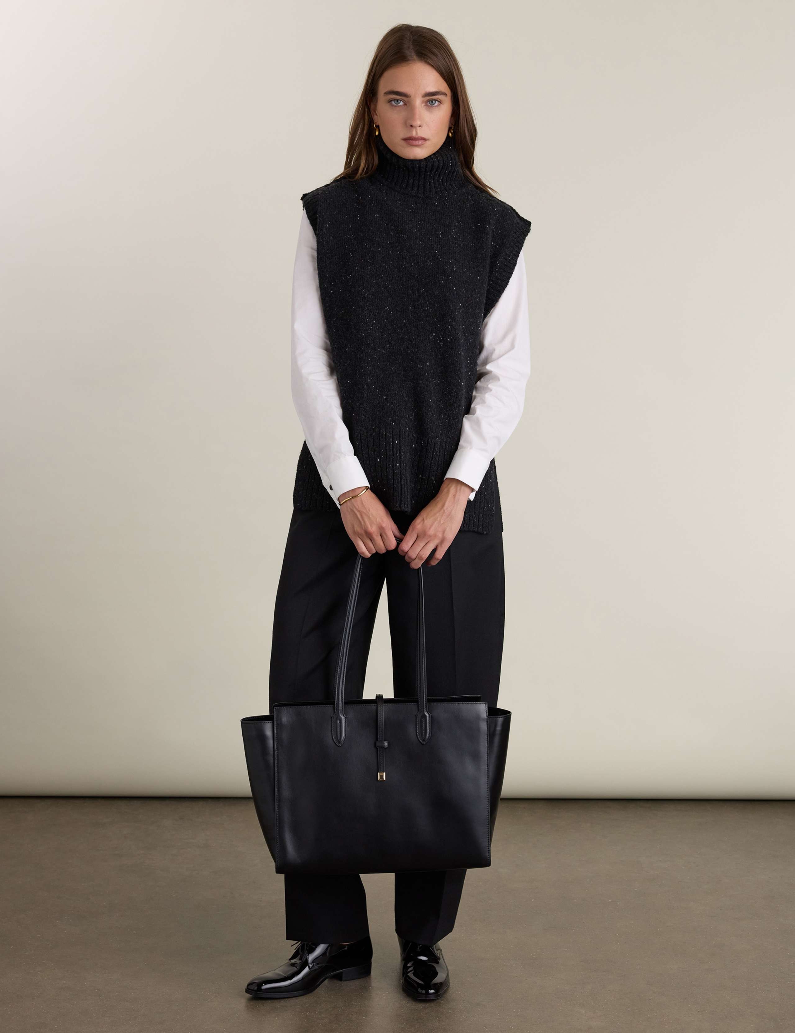 Turtleneck Knit Vest 3 of 4