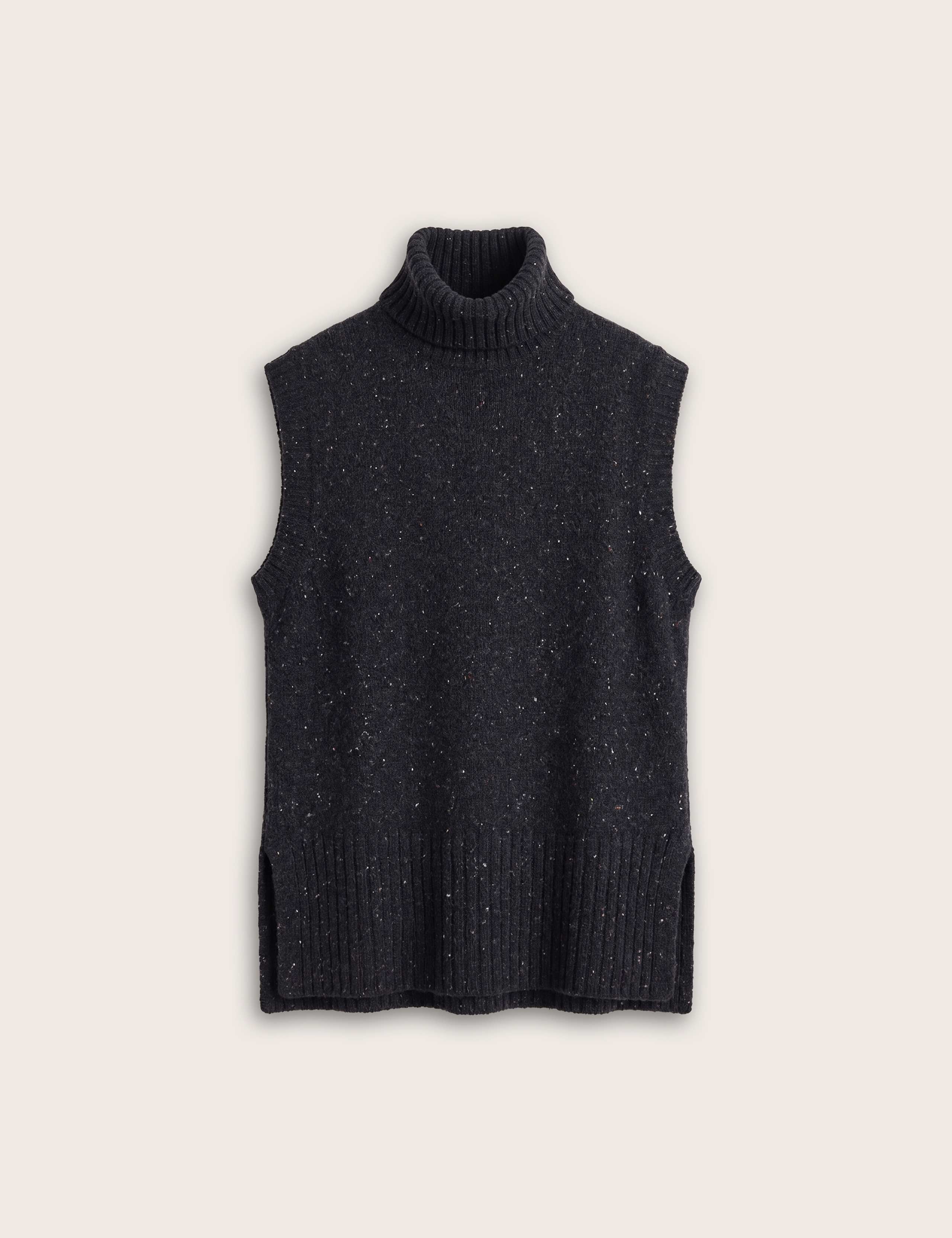 Turtleneck Knit Vest 2 of 4
