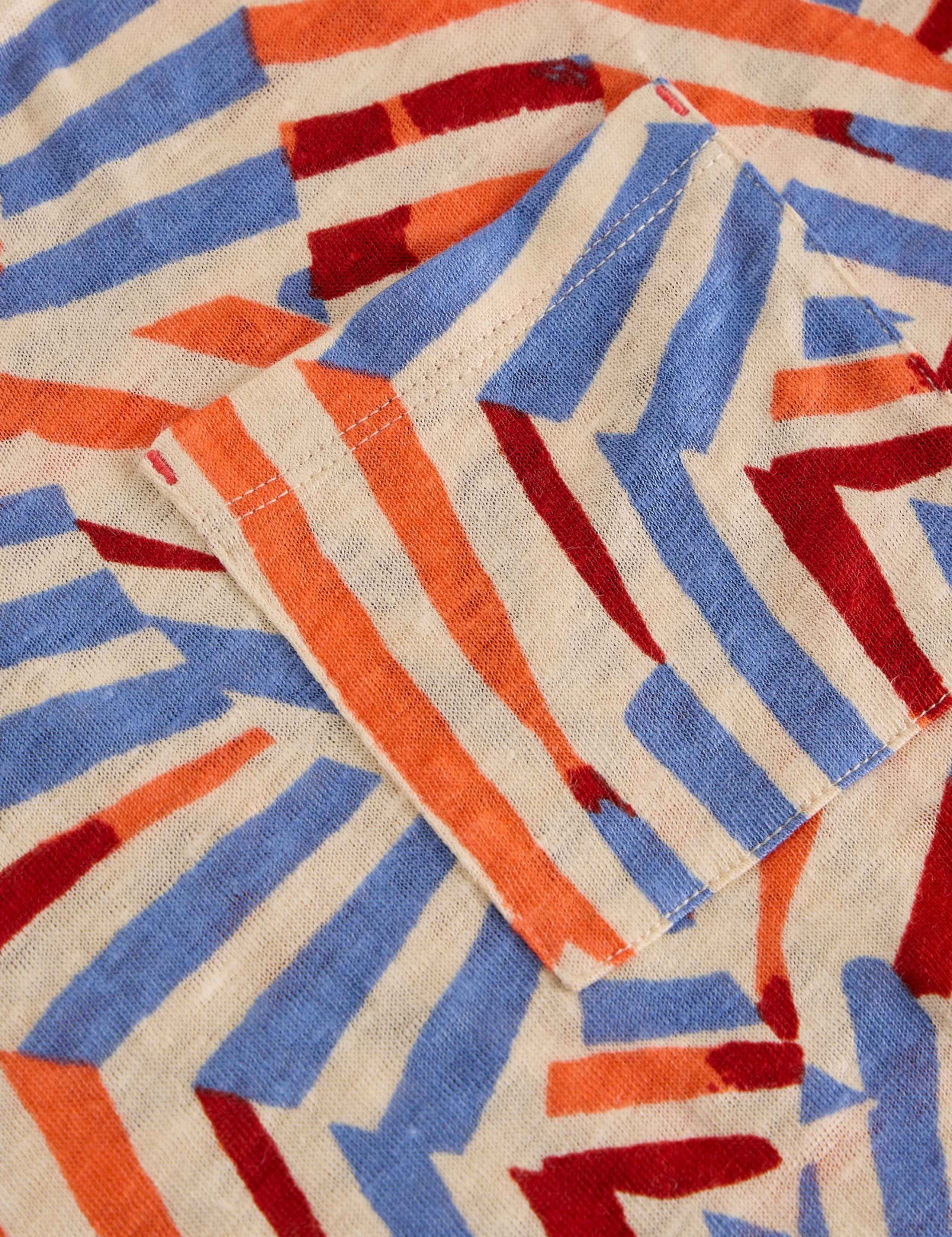 Pure Linen V-Neck T-Shirt 5 of 6