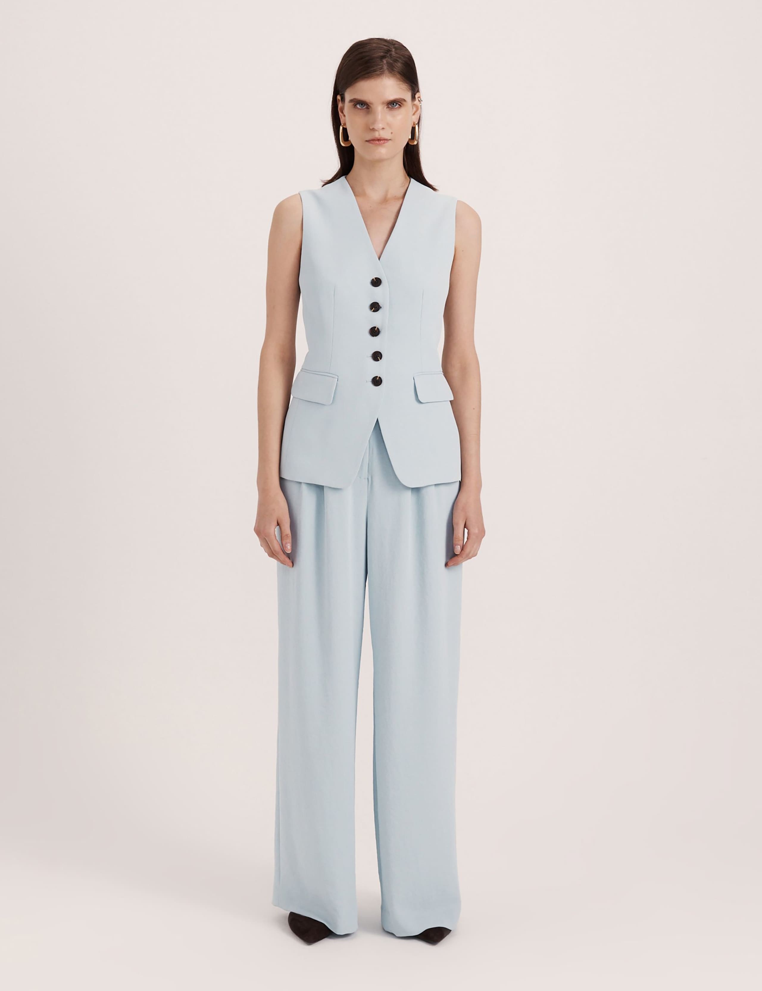 Relaxed Longline Vest Waistcoat 2 of 6