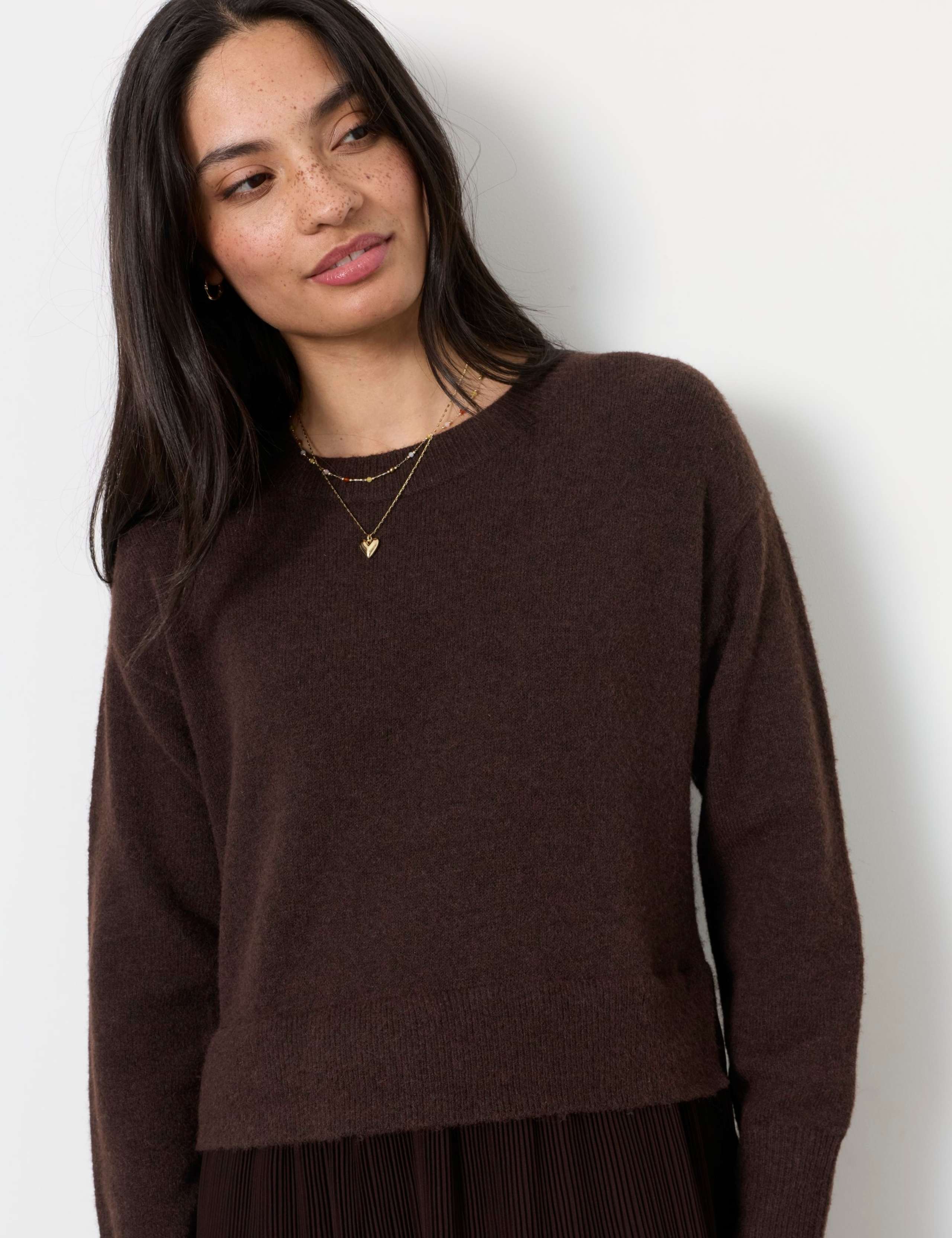 Knitted Jumper Maxi Dress with Wool 5 of 6