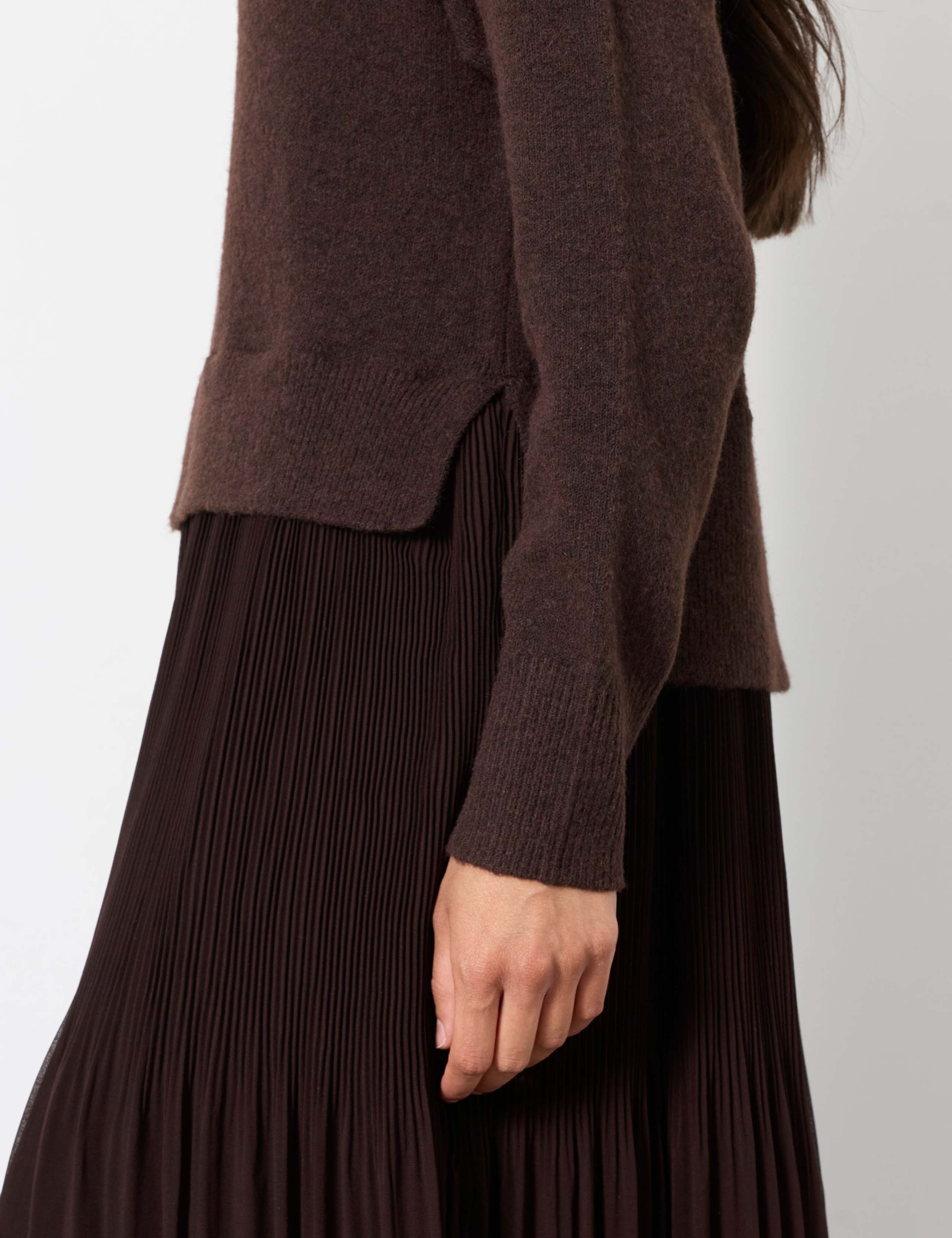 Knitted Jumper Maxi Dress with Wool 6 of 6
