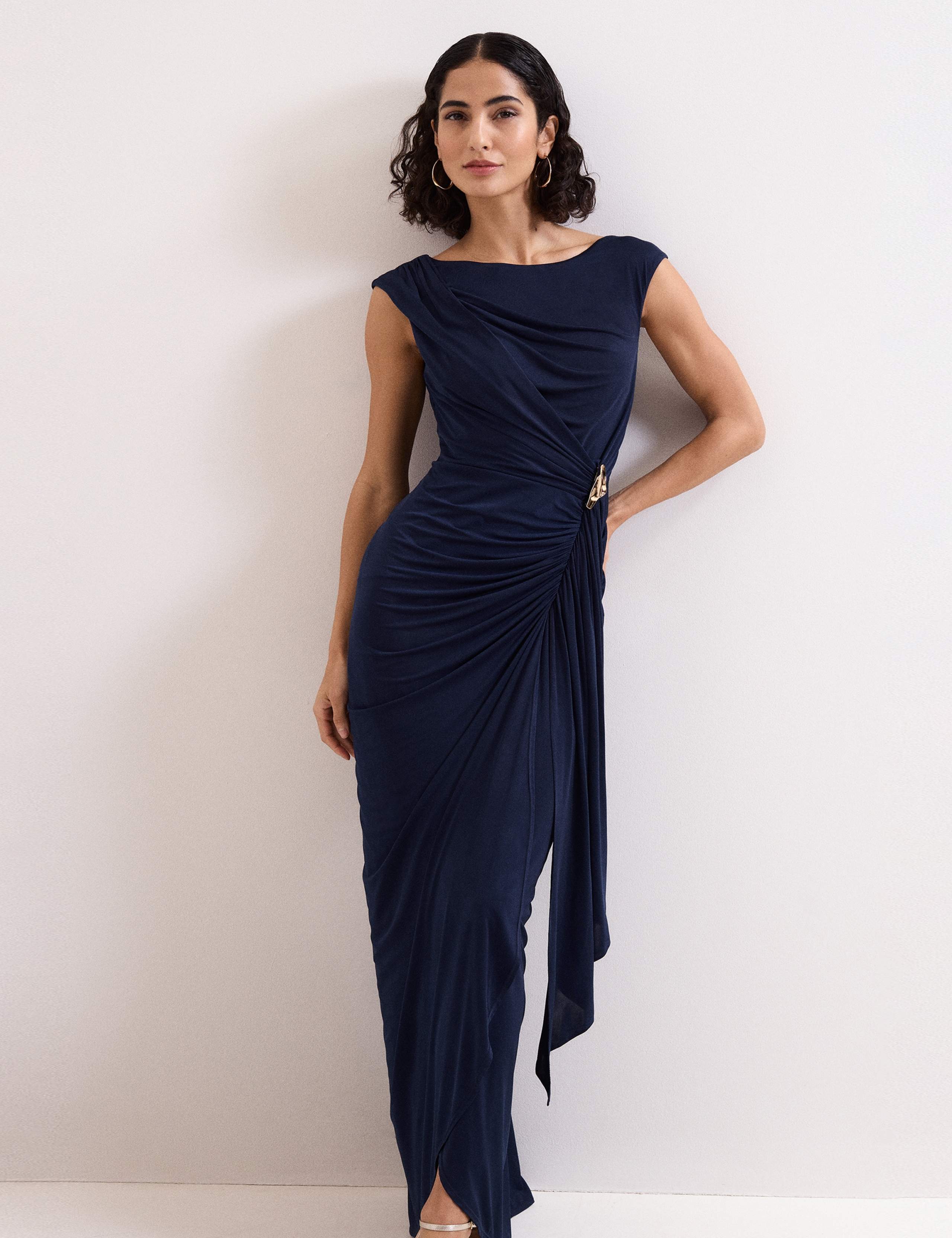 Round Neck Maxi Skater Dress 3 of 8
