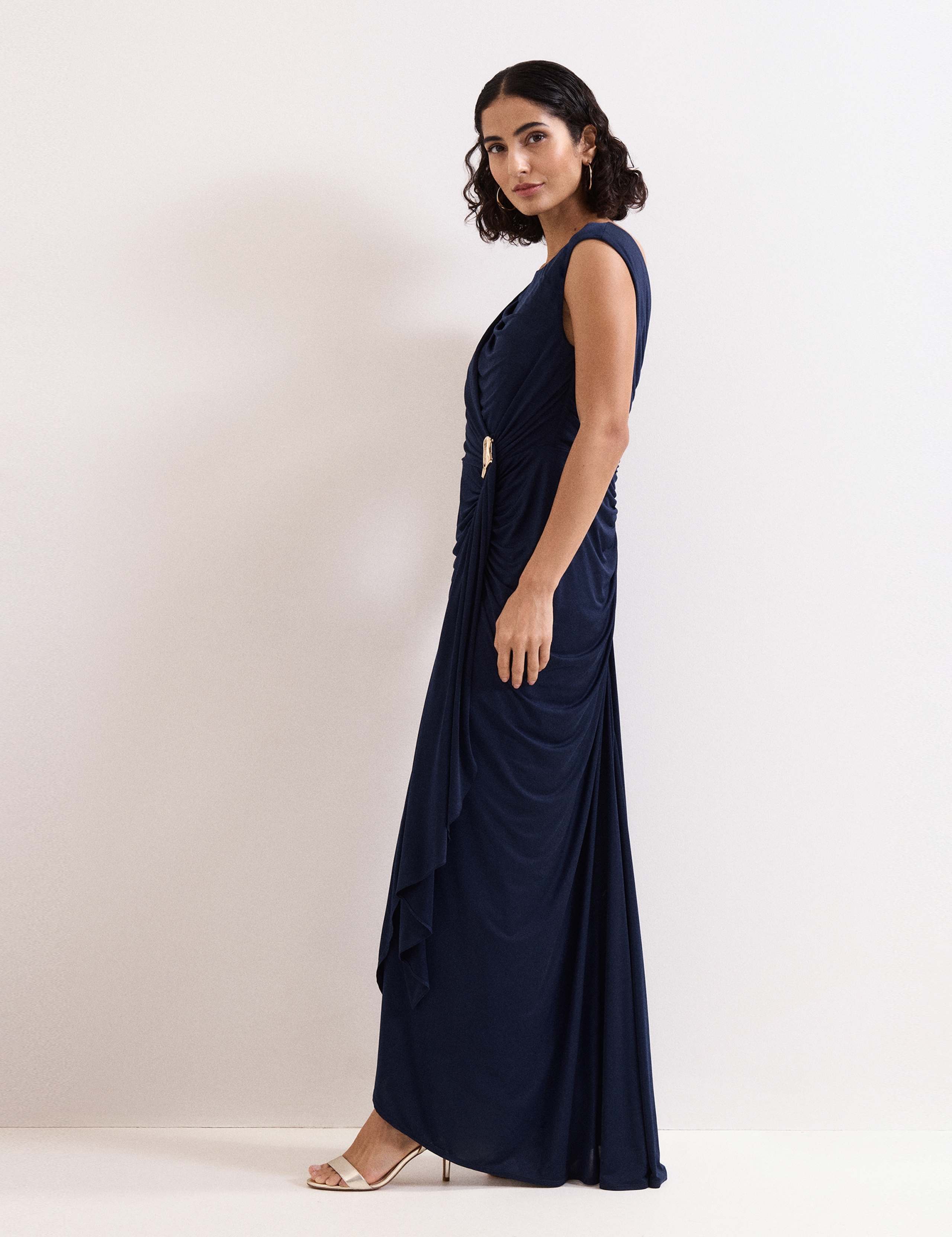 Round Neck Maxi Skater Dress 4 of 8