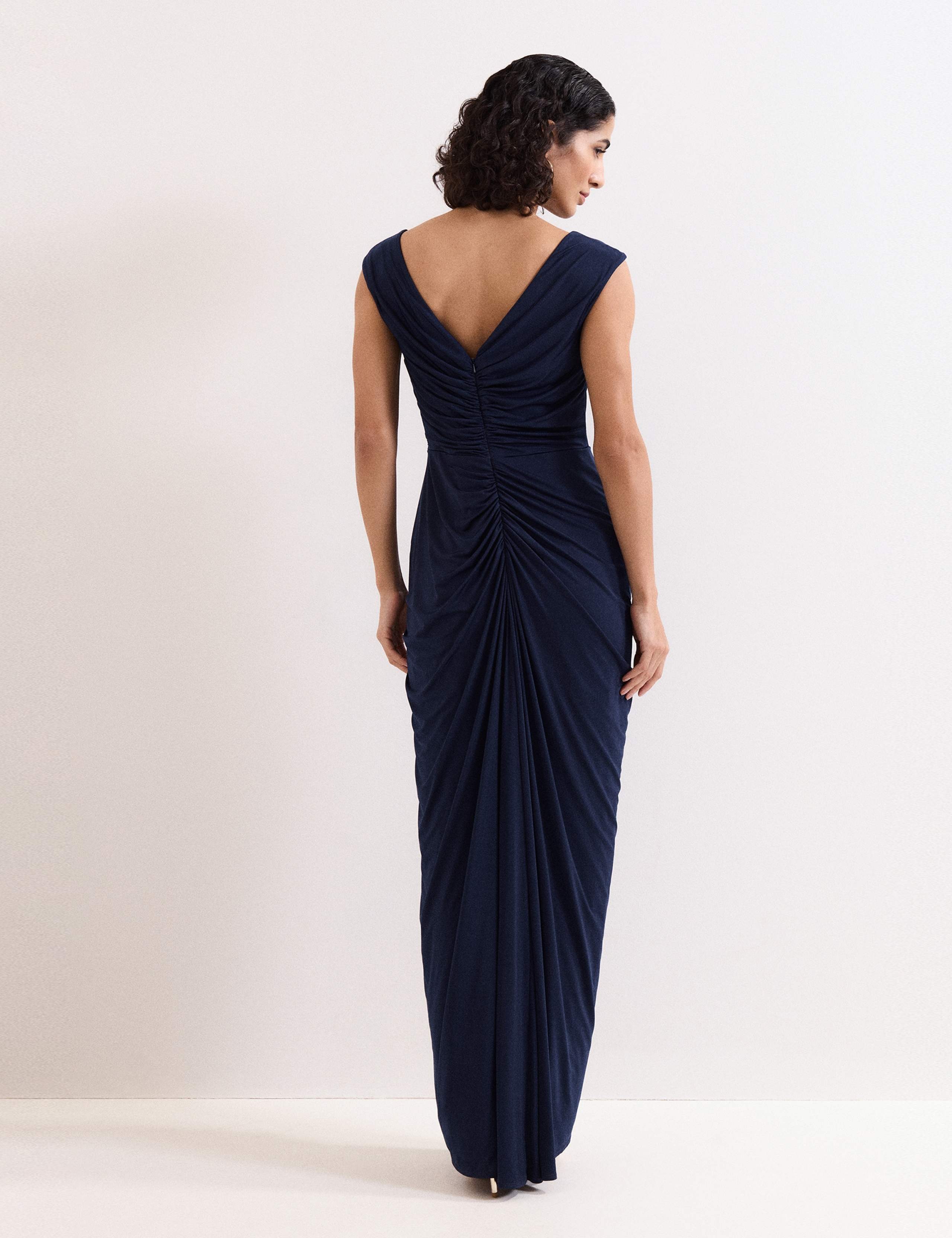Round Neck Maxi Skater Dress 5 of 8