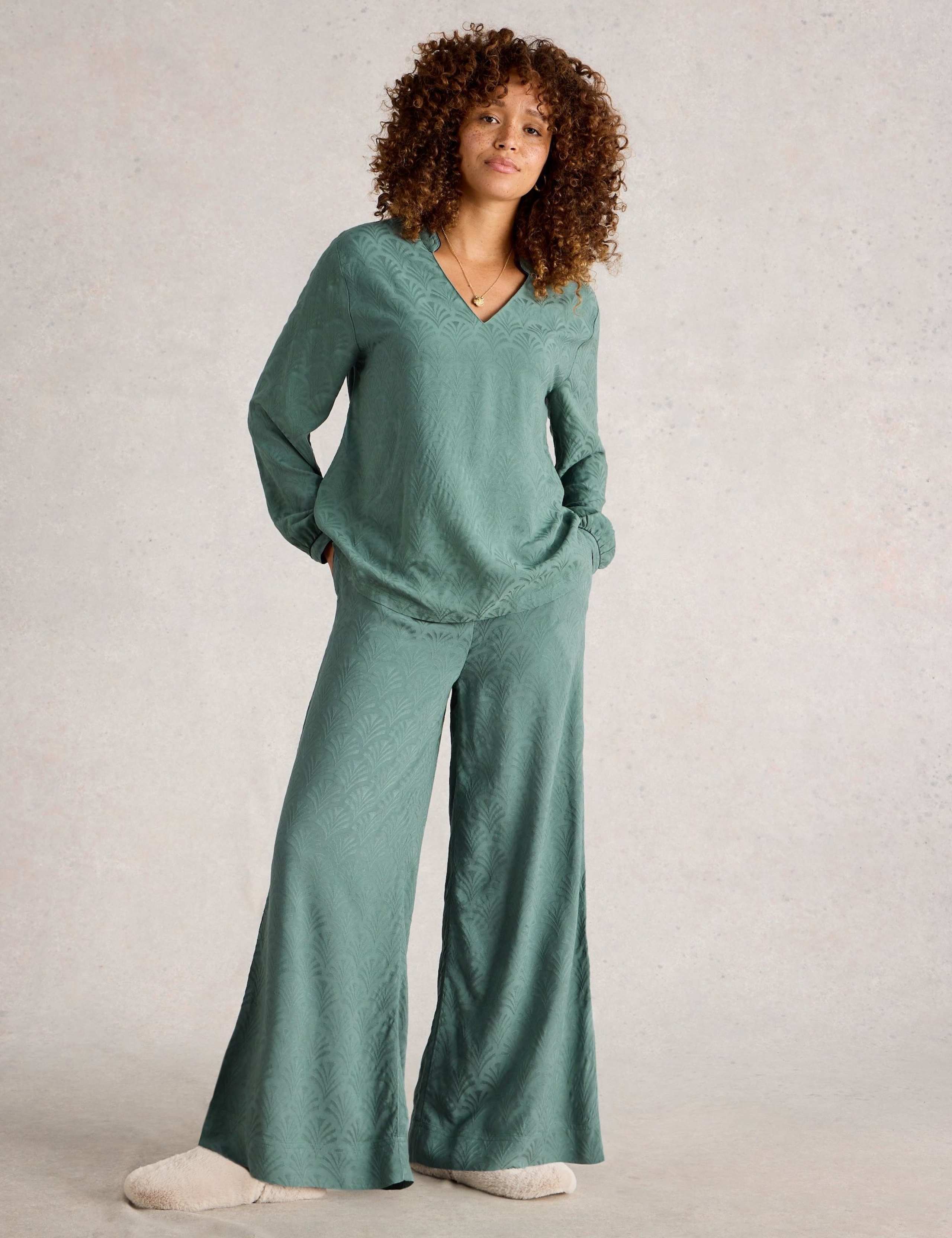 Cotton Rich Textured Pyjama Bottoms 3 of 6