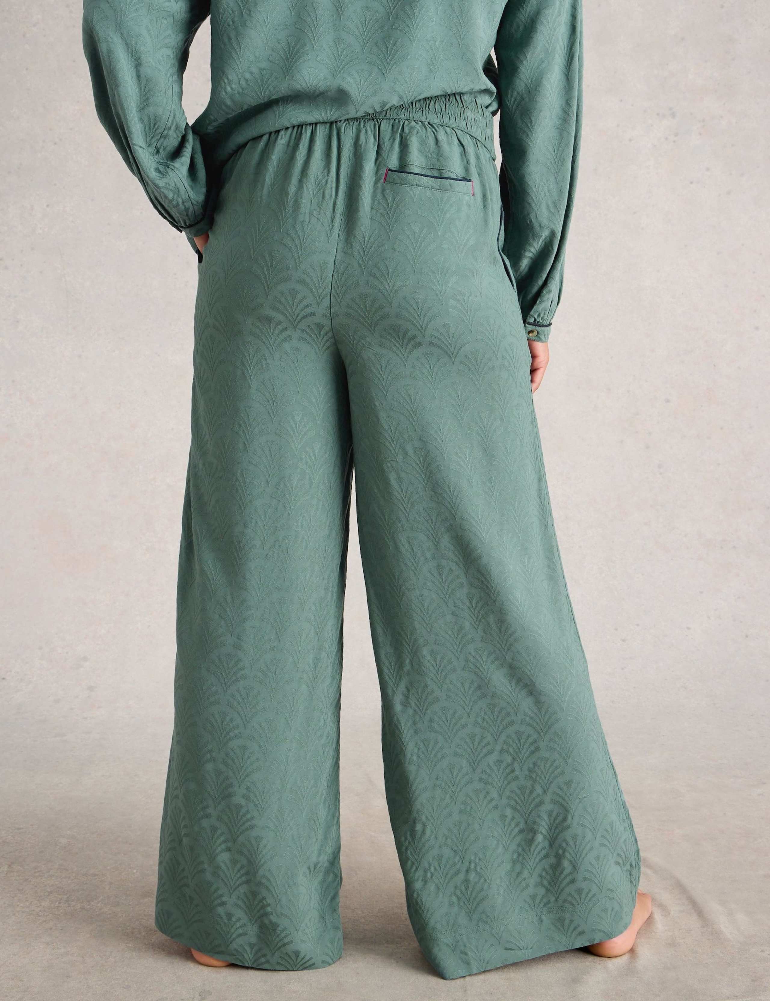 Cotton Rich Textured Pyjama Bottoms 4 of 6