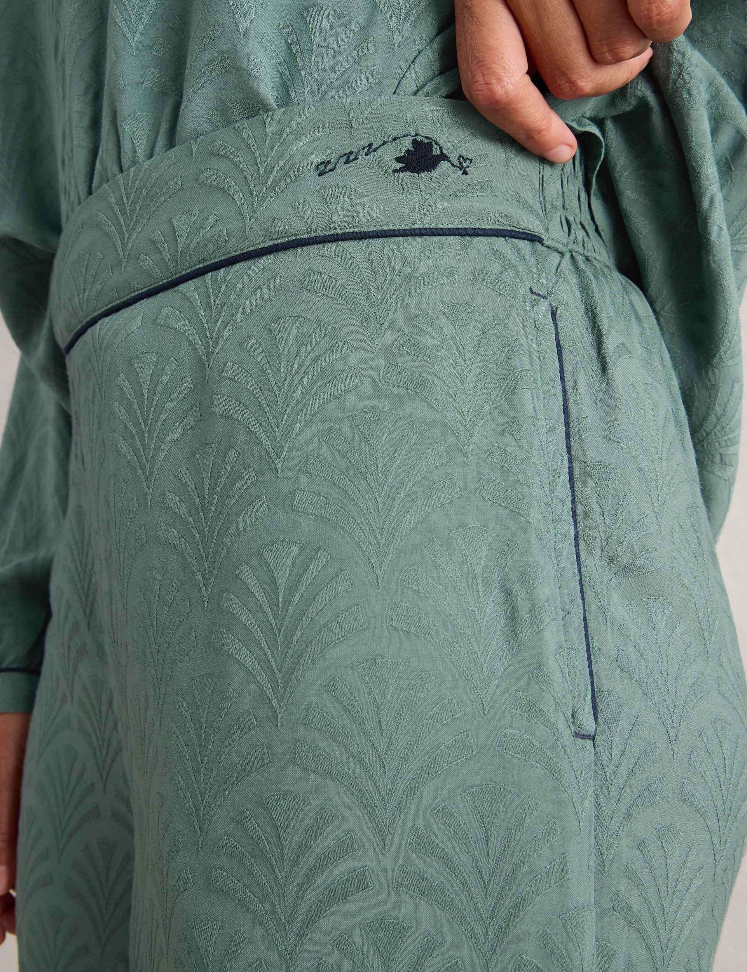 Cotton Rich Textured Pyjama Bottoms 5 of 6