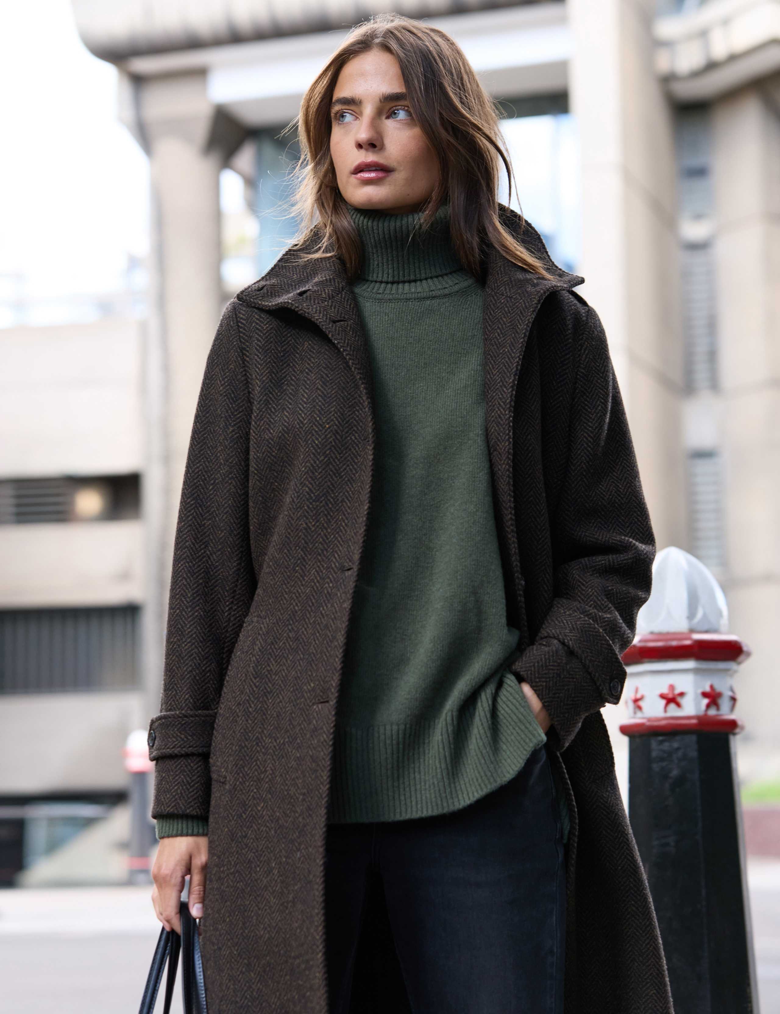 Longline Wool Cashmere Jumper 1 of 6