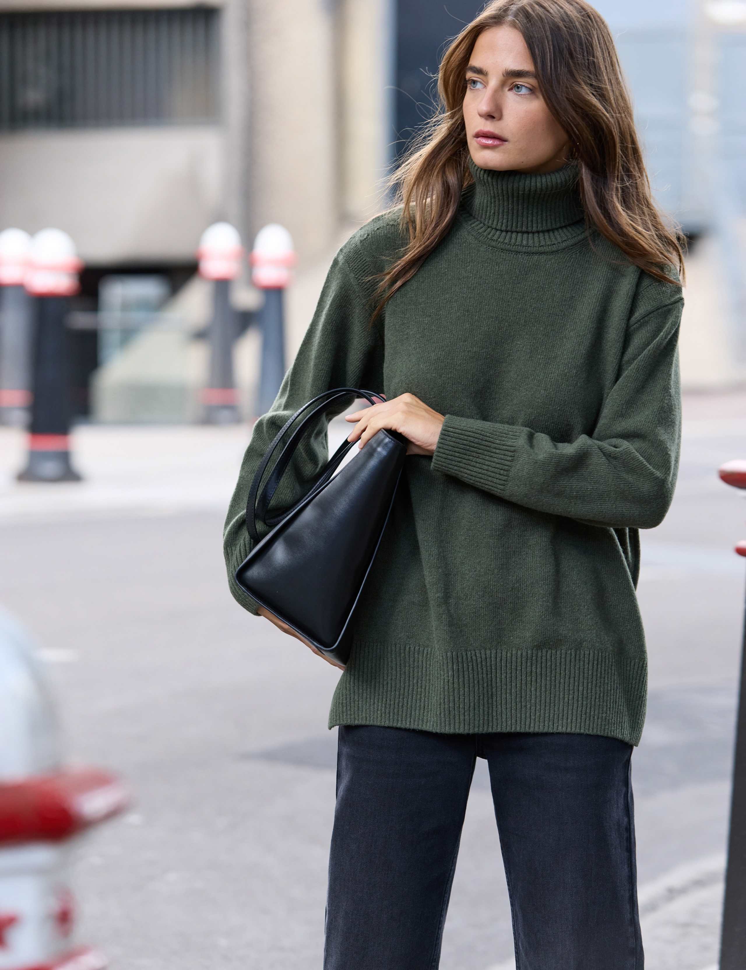 Longline Wool Cashmere Jumper 3 of 6