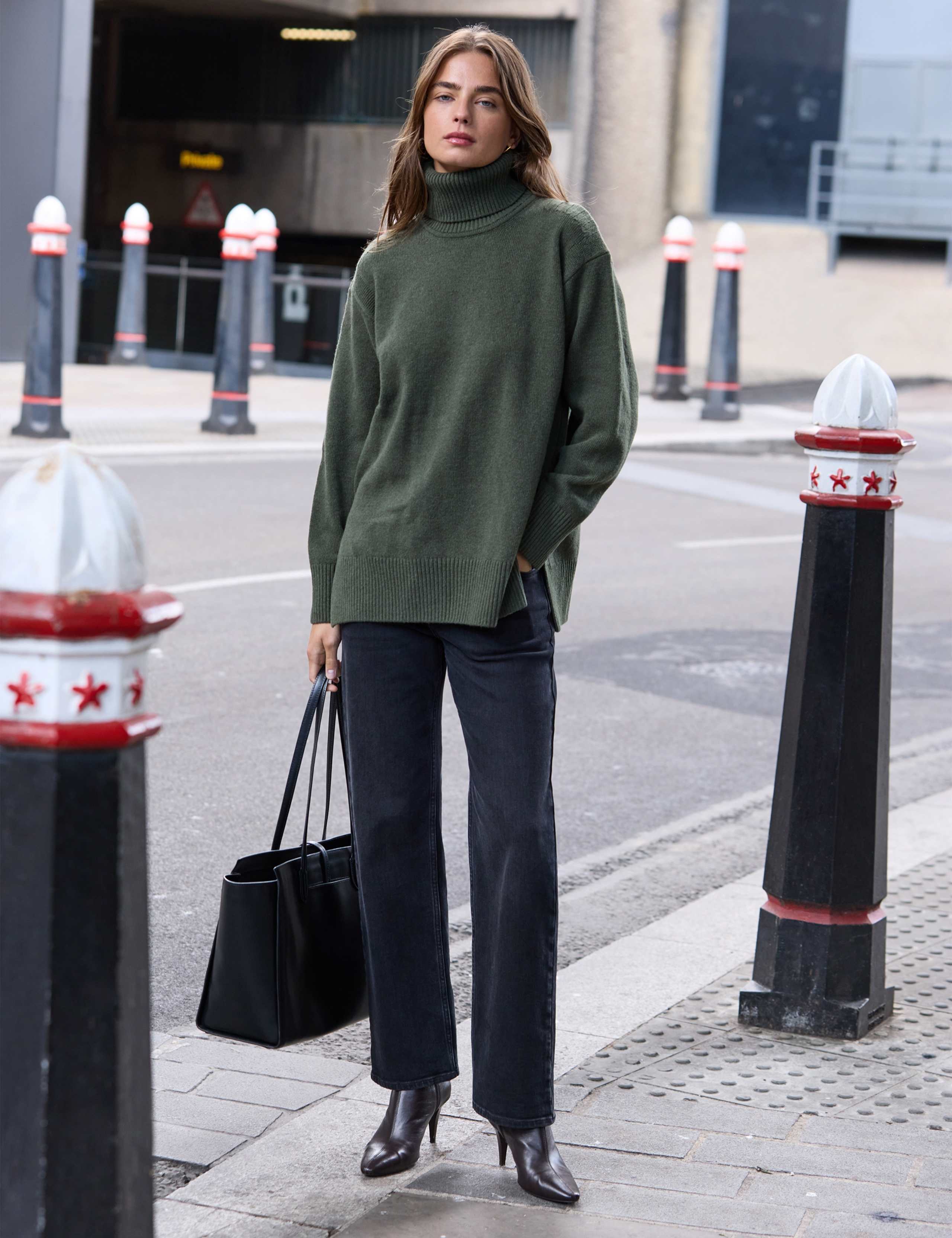 Longline Wool Cashmere Jumper 4 of 6