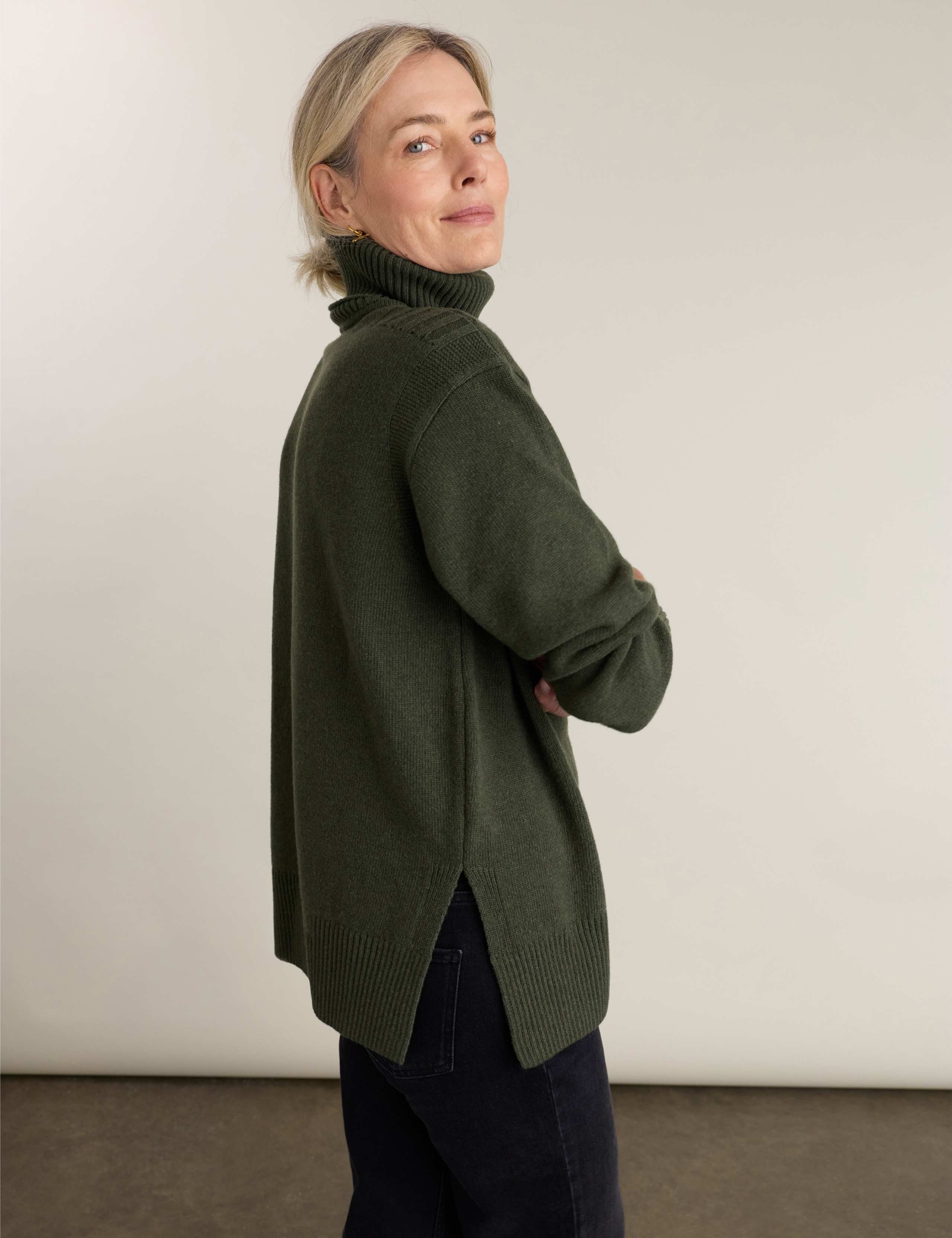 Longline Wool Cashmere Jumper 5 of 6