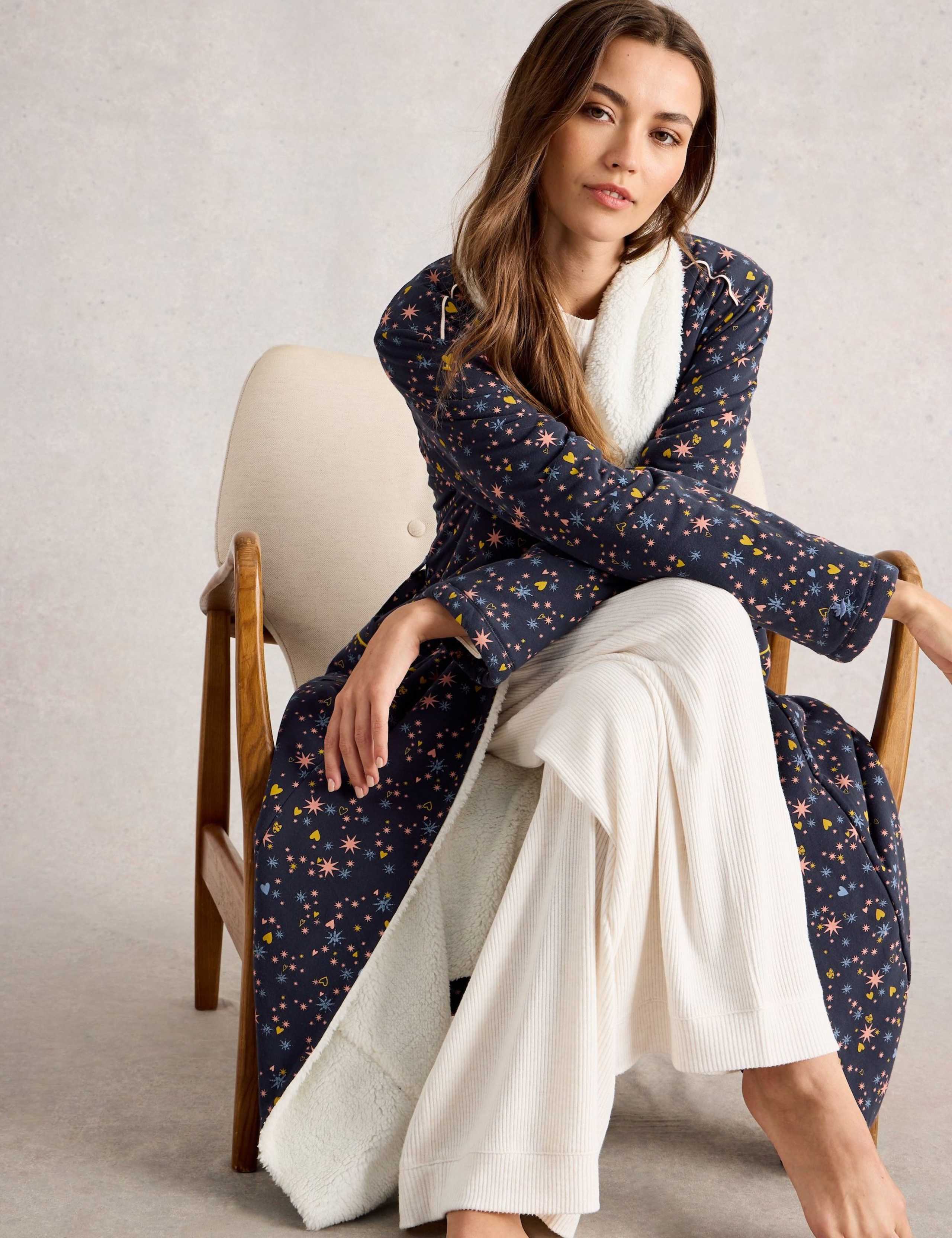 Cotton Rich Star Print Dressing Gown 3 of 6