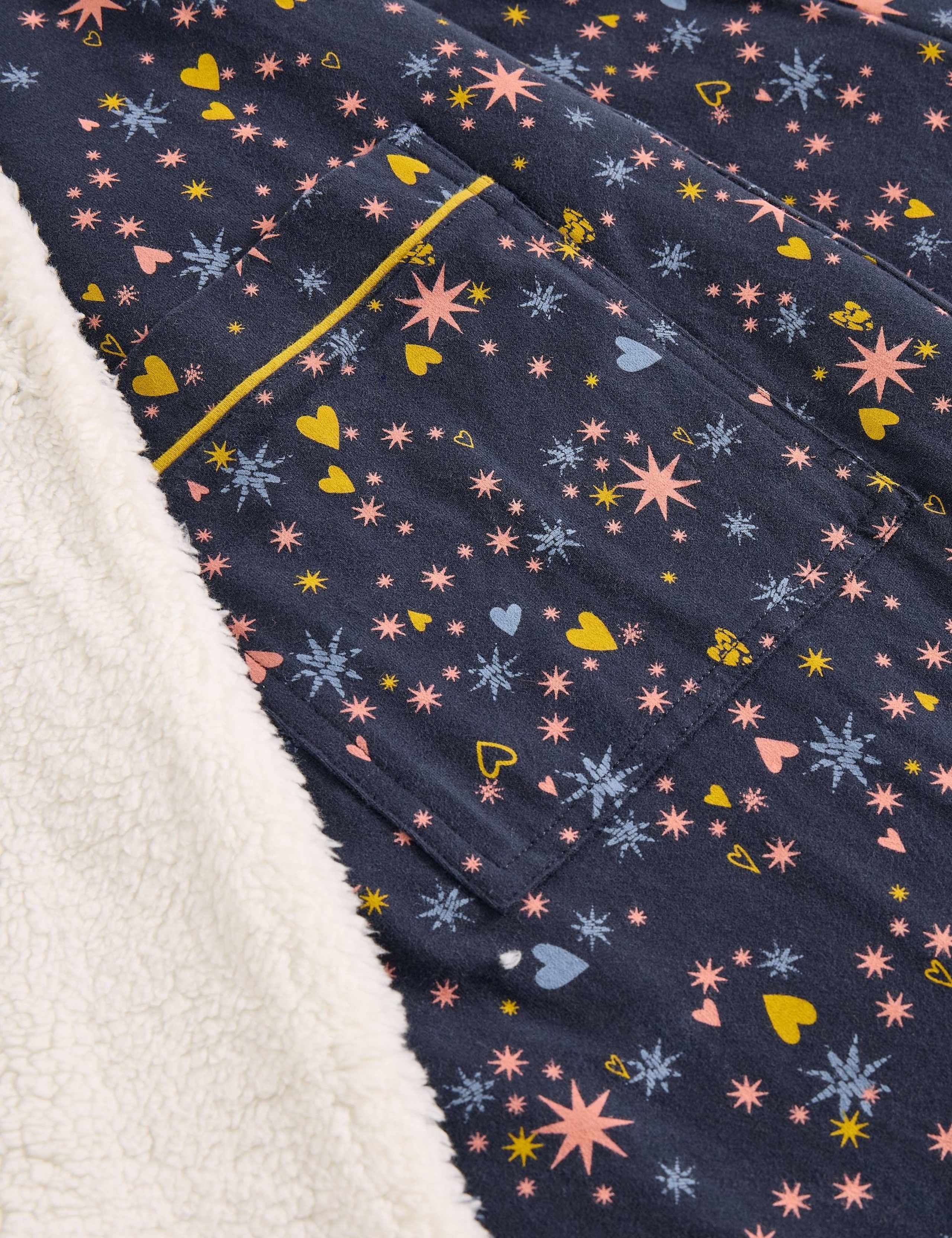 Cotton Rich Star Print Dressing Gown 6 of 6