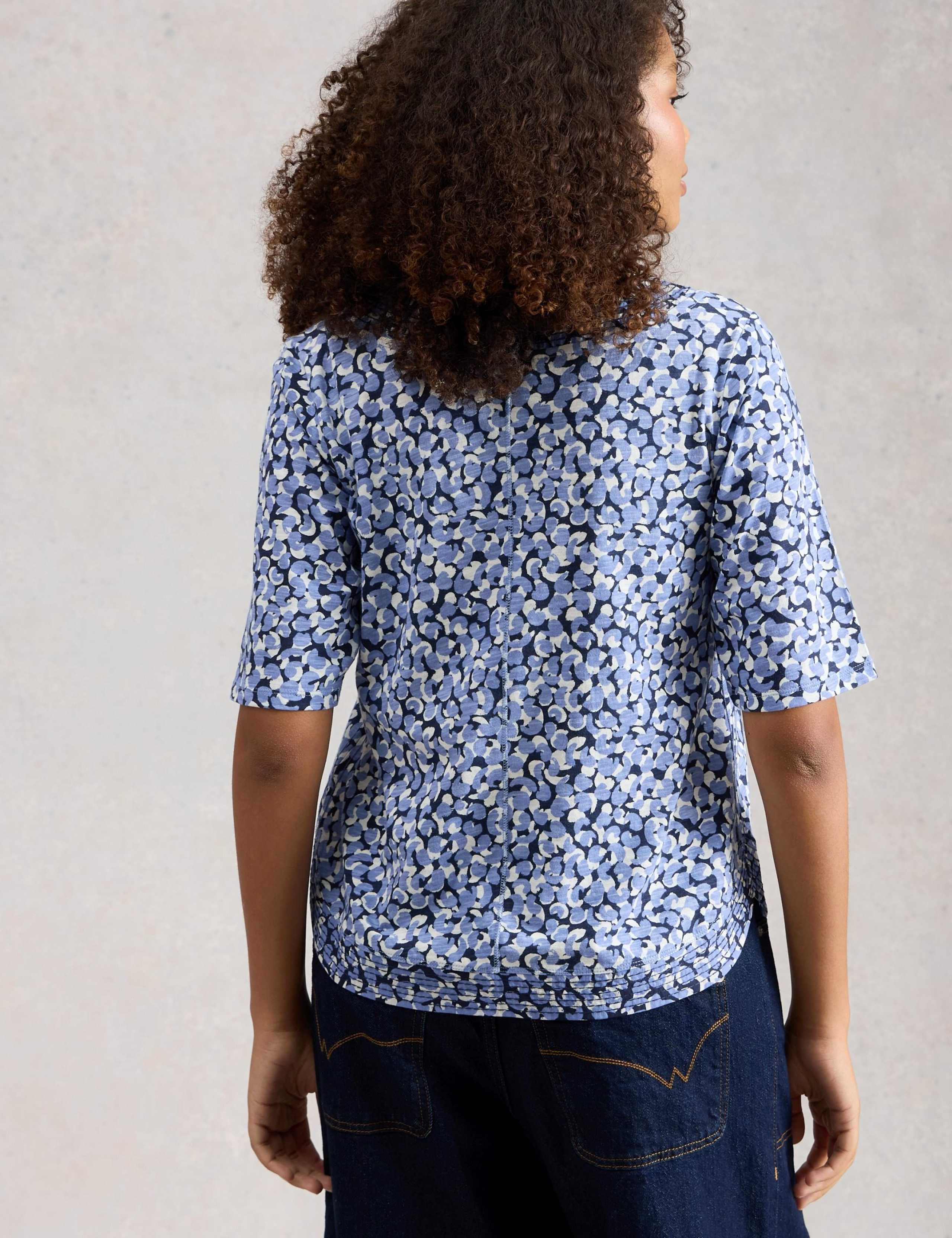 Pure Cotton Jersey Printed Top 3 of 6