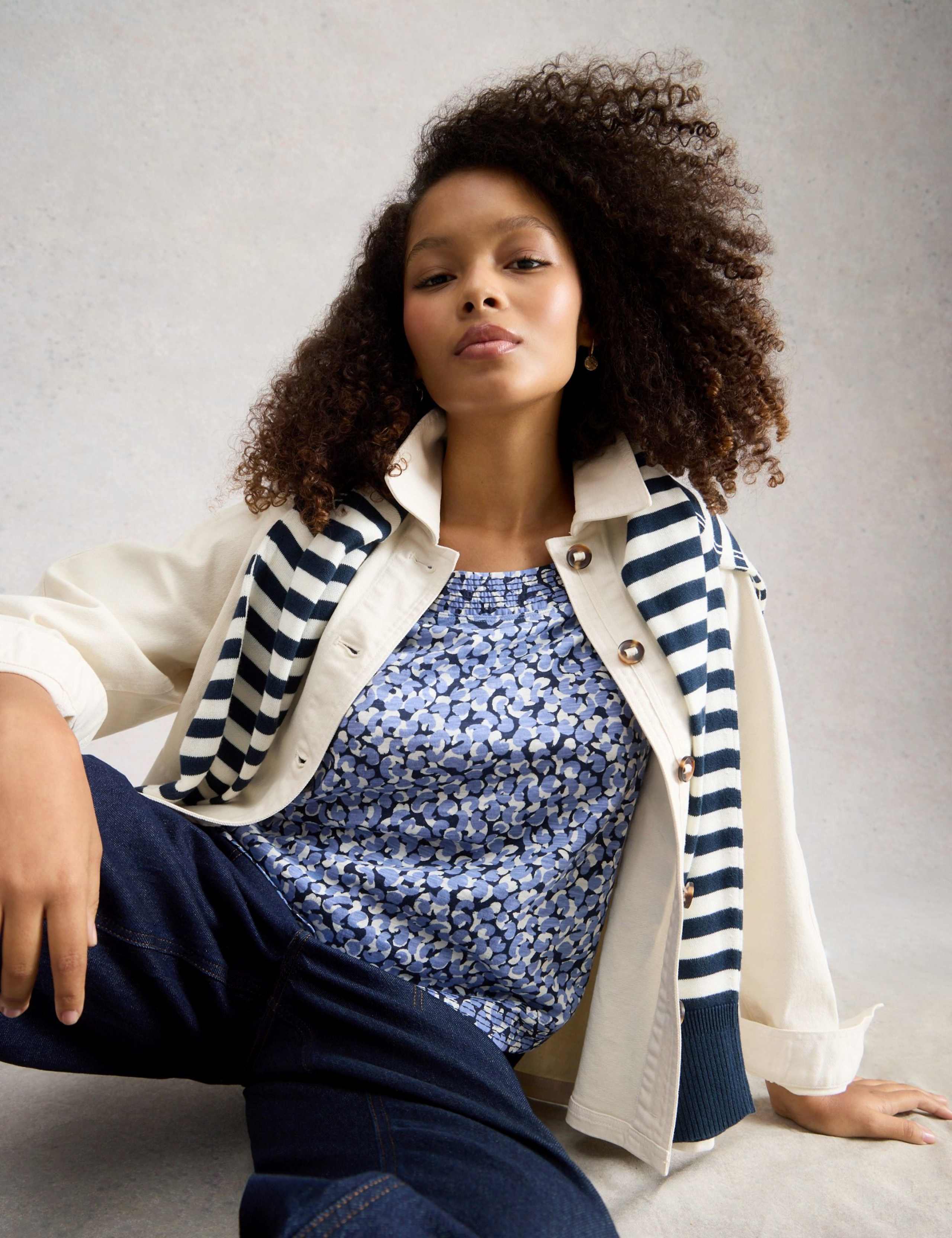 Pure Cotton Jersey Printed Top 4 of 6