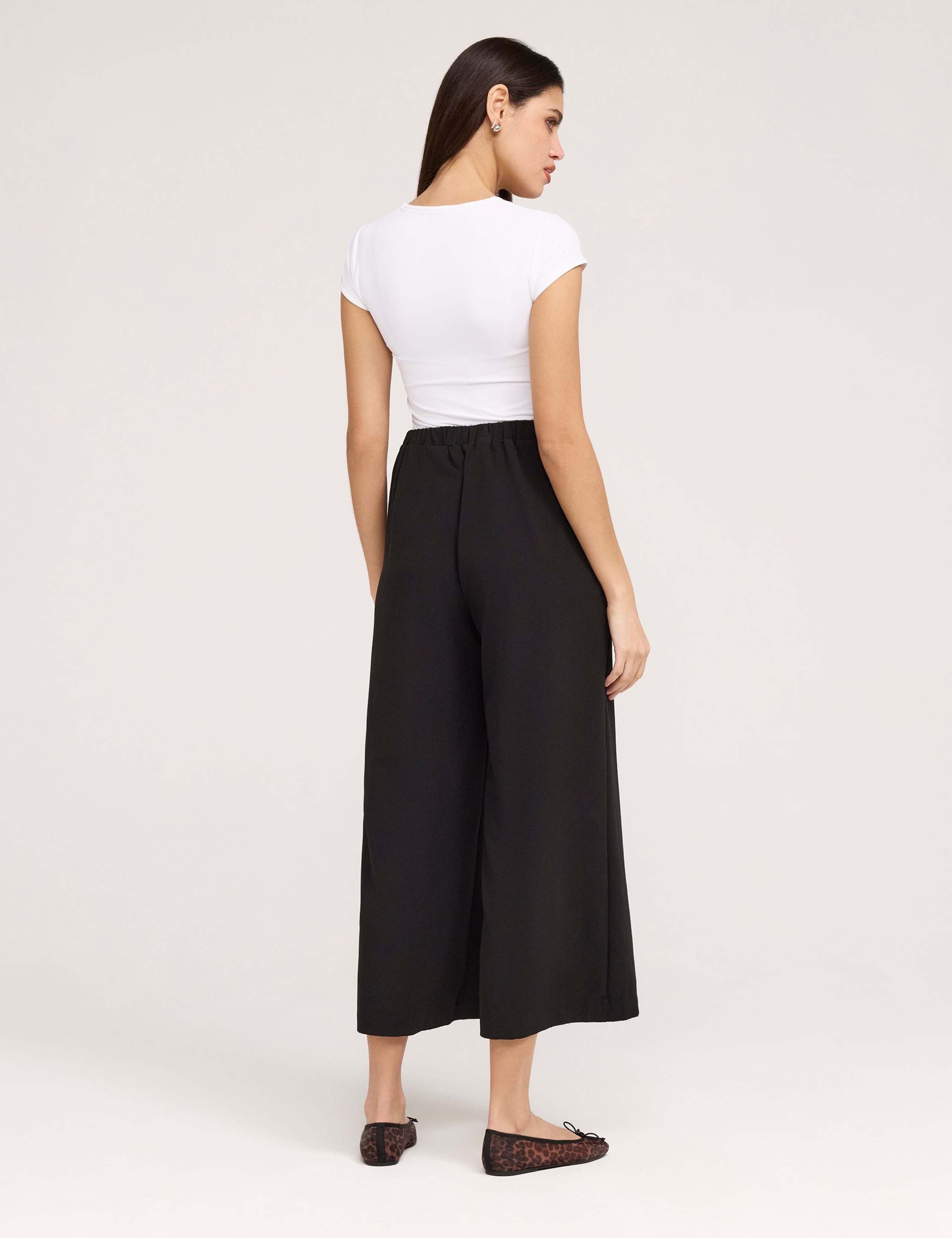 Wide Leg Cropped Trousers 3 of 5