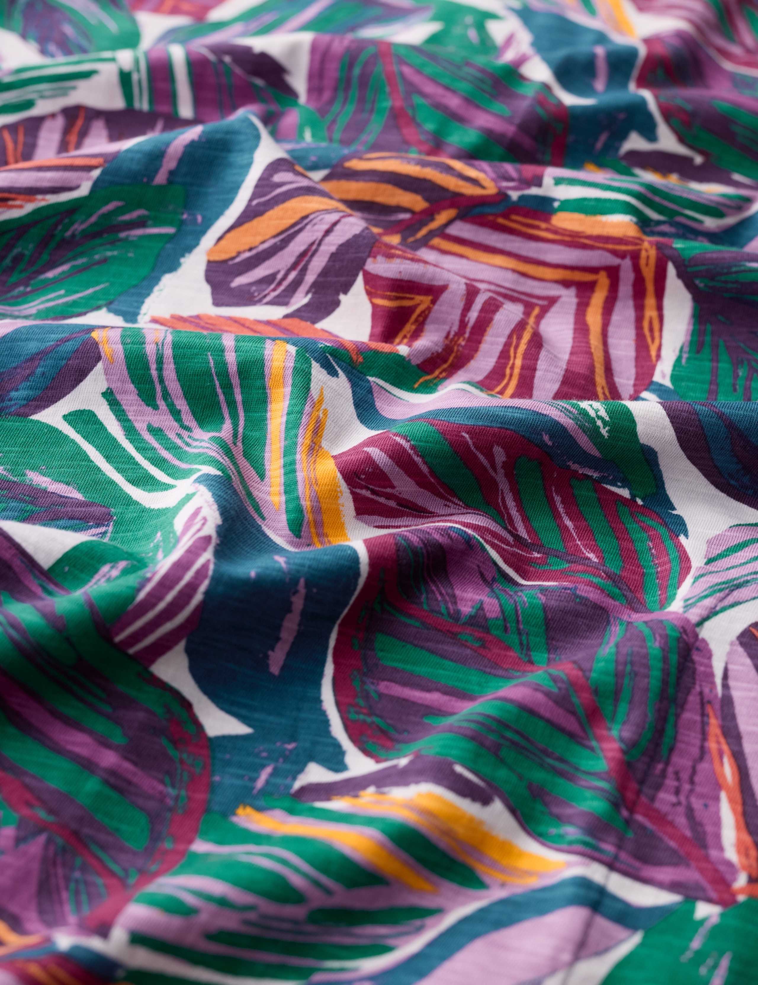 Pure Cotton Printed Round Neck Tunic 3 of 5