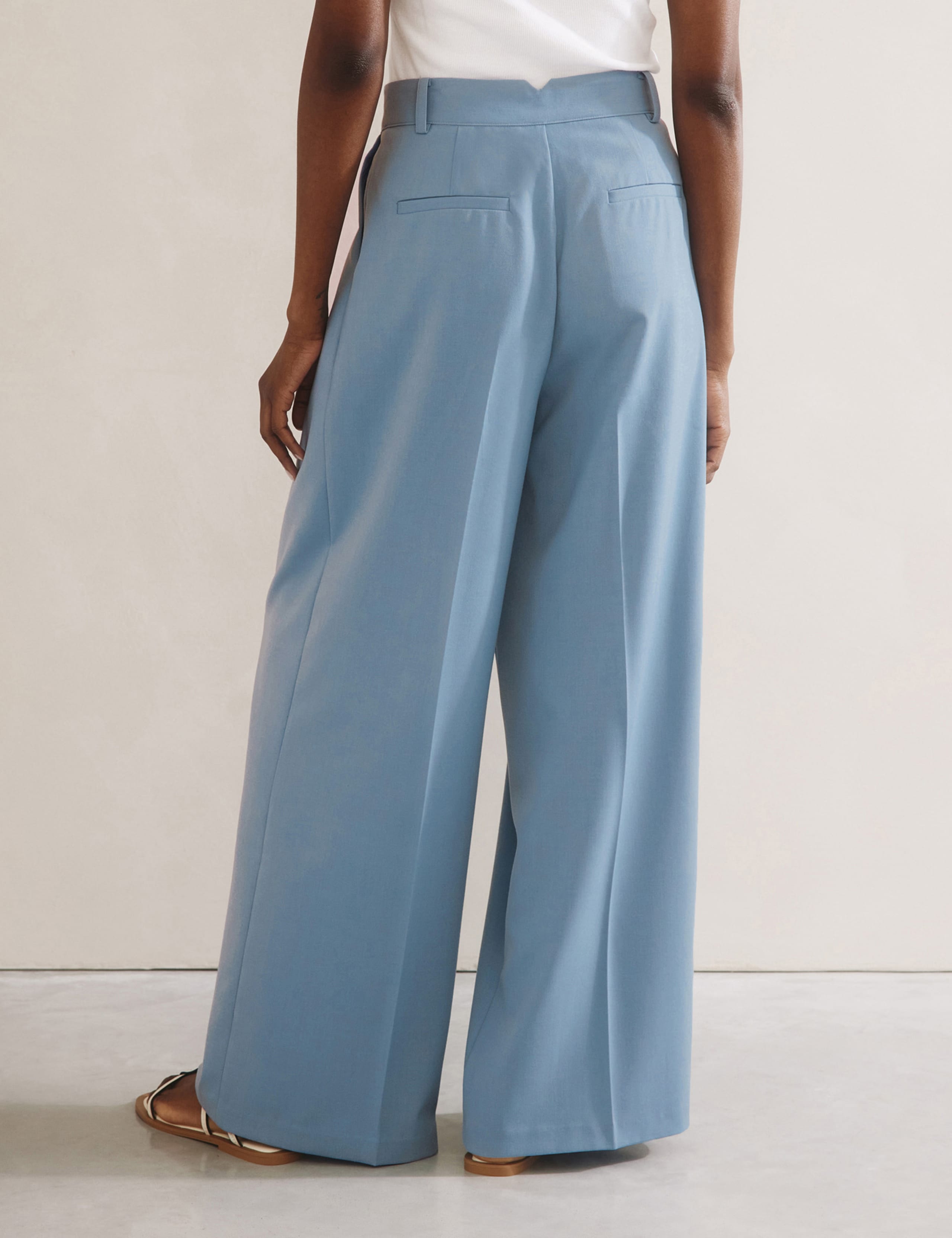 Double Pleat Wide Leg Trousers 3 of 6