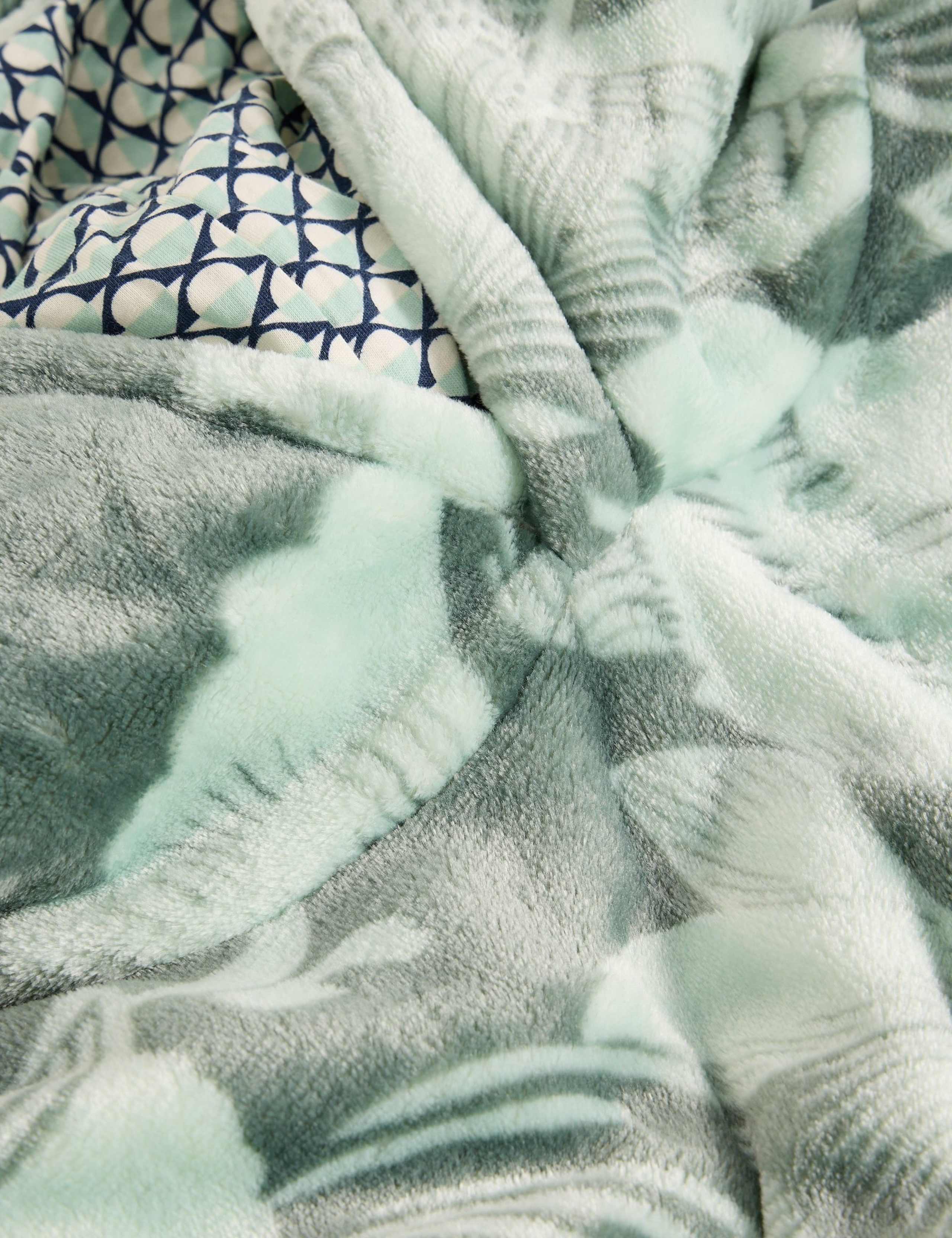 Printed Fleece Lounge Hoodie 6 of 6