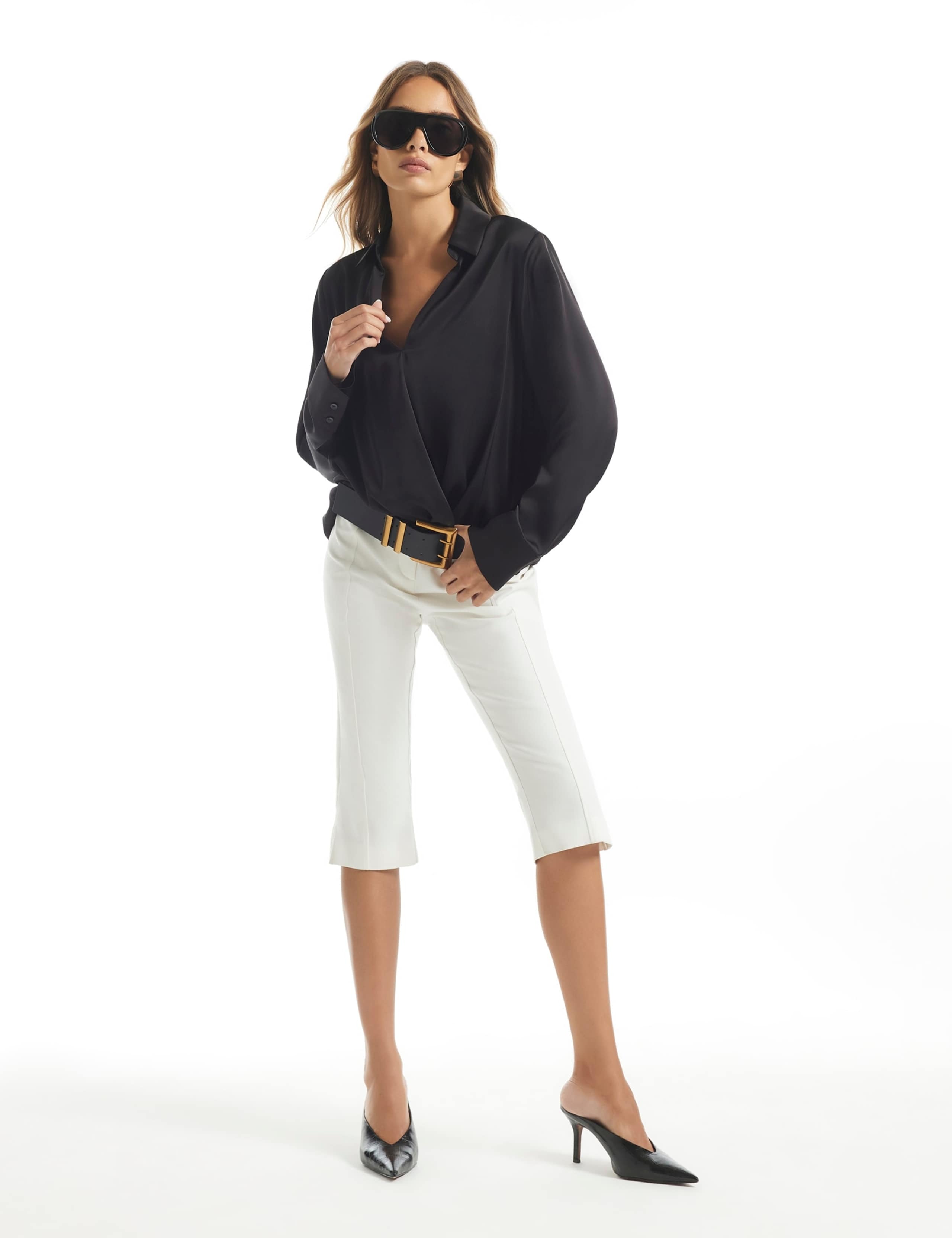 Relaxed Wrap Front Blouse 4 of 6