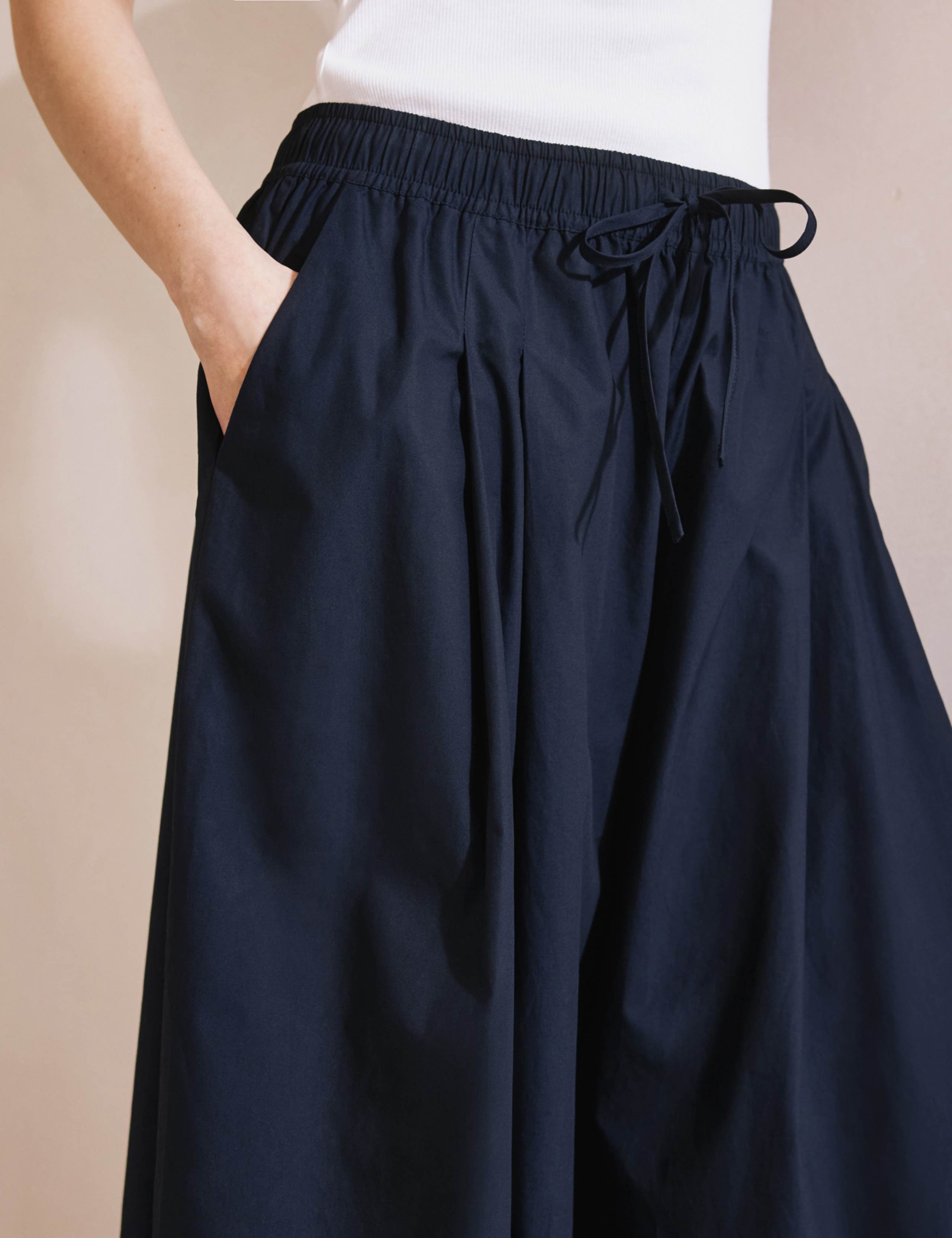 Pure Cotton Super Wide Leg Culottes 7 of 7