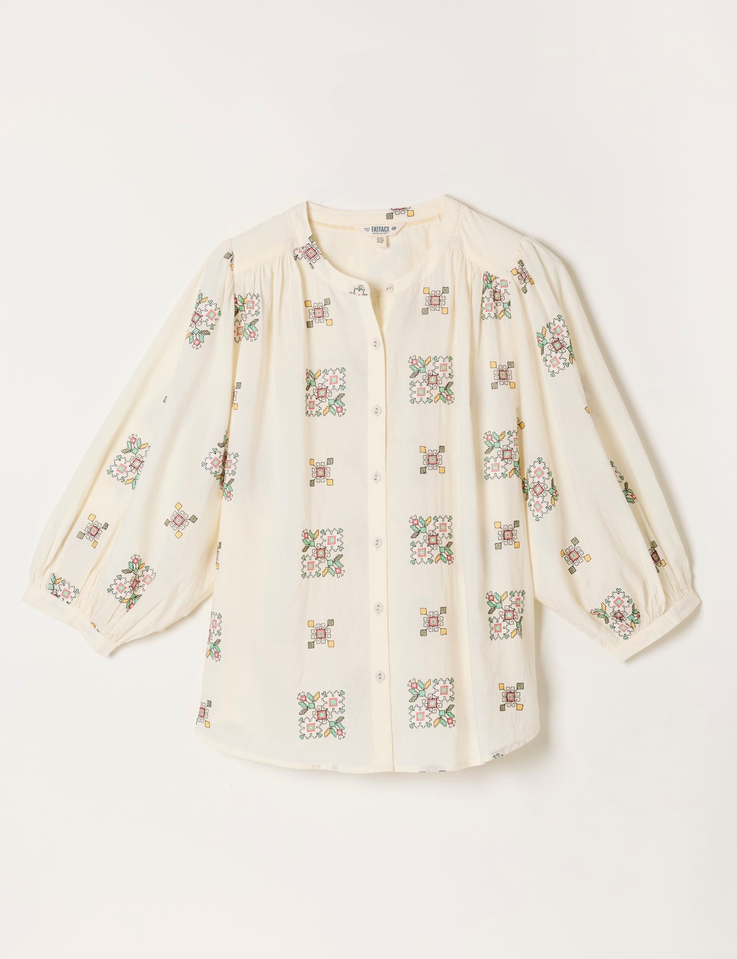 Pure Cotton Embroidery Blouse 2 of 5