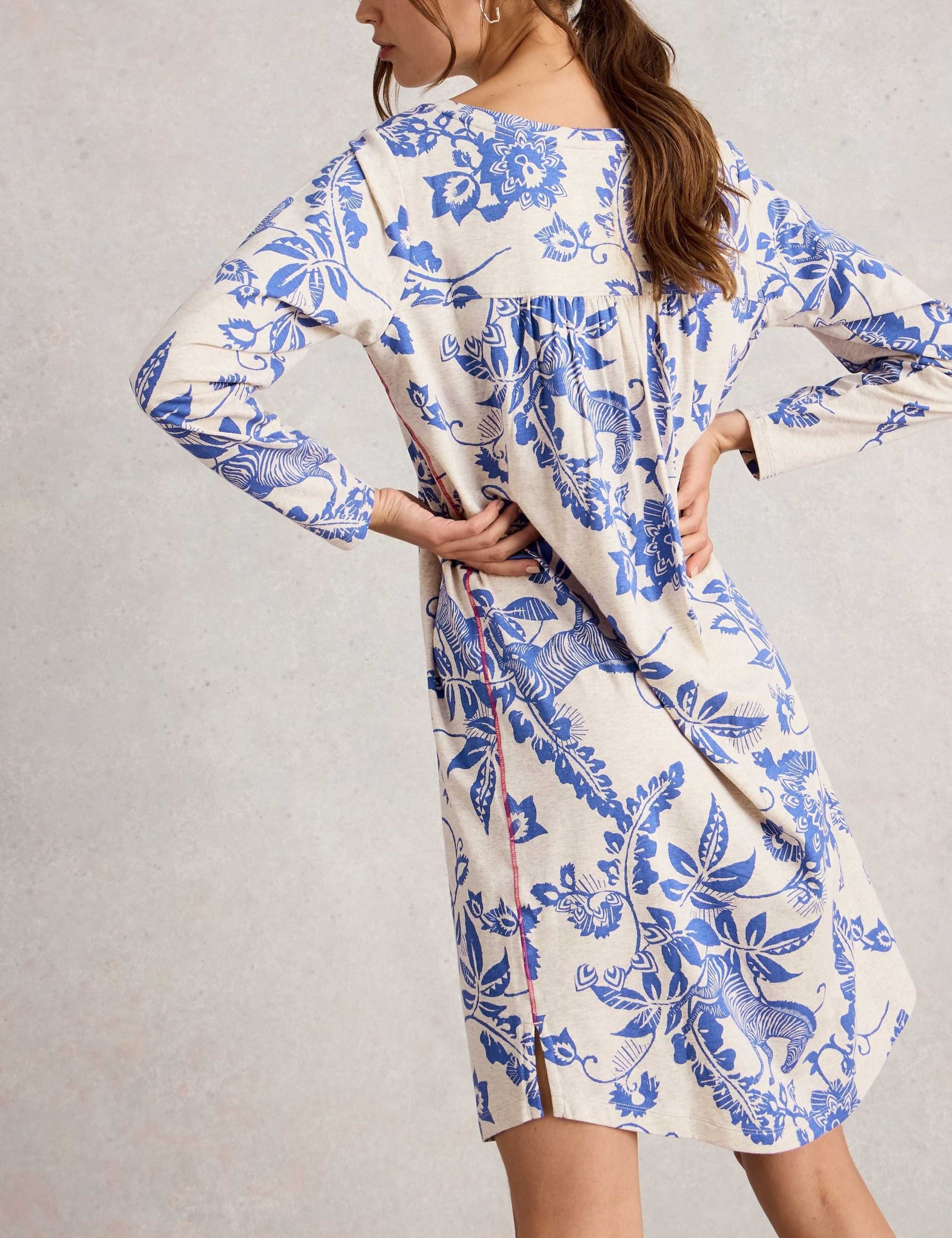 Cotton Modal Jersey Printed Nightdress 3 of 6