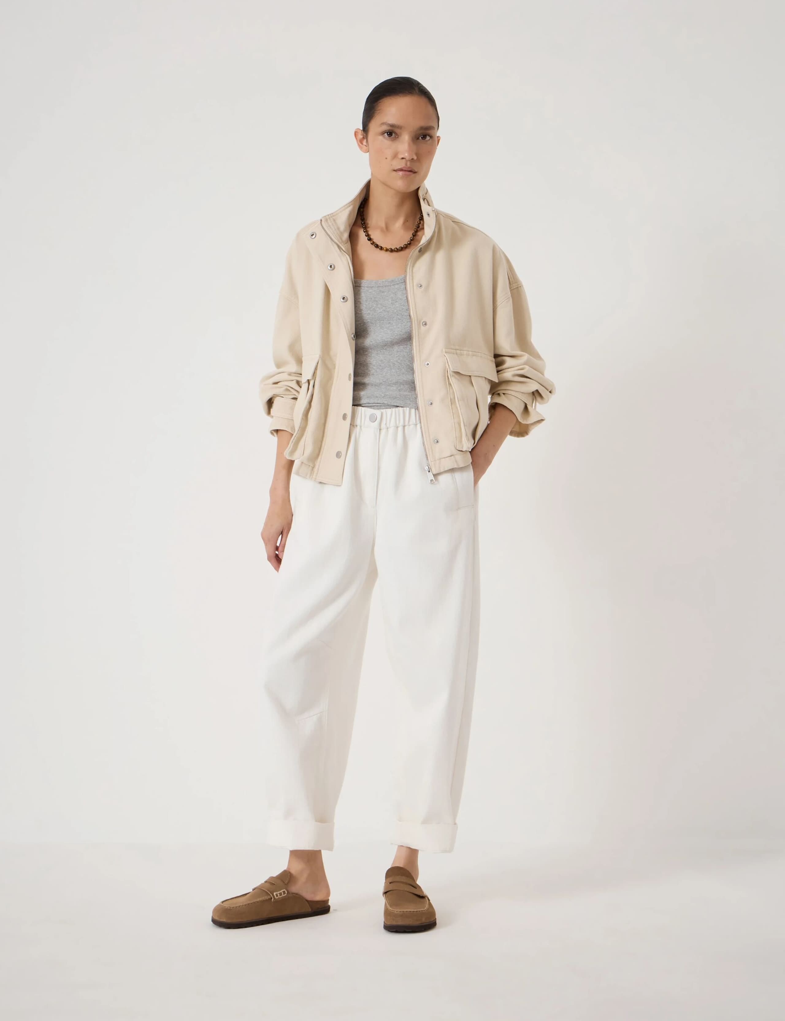 Supersoft Denim Barrel Turn Up Jeans 3 of 5