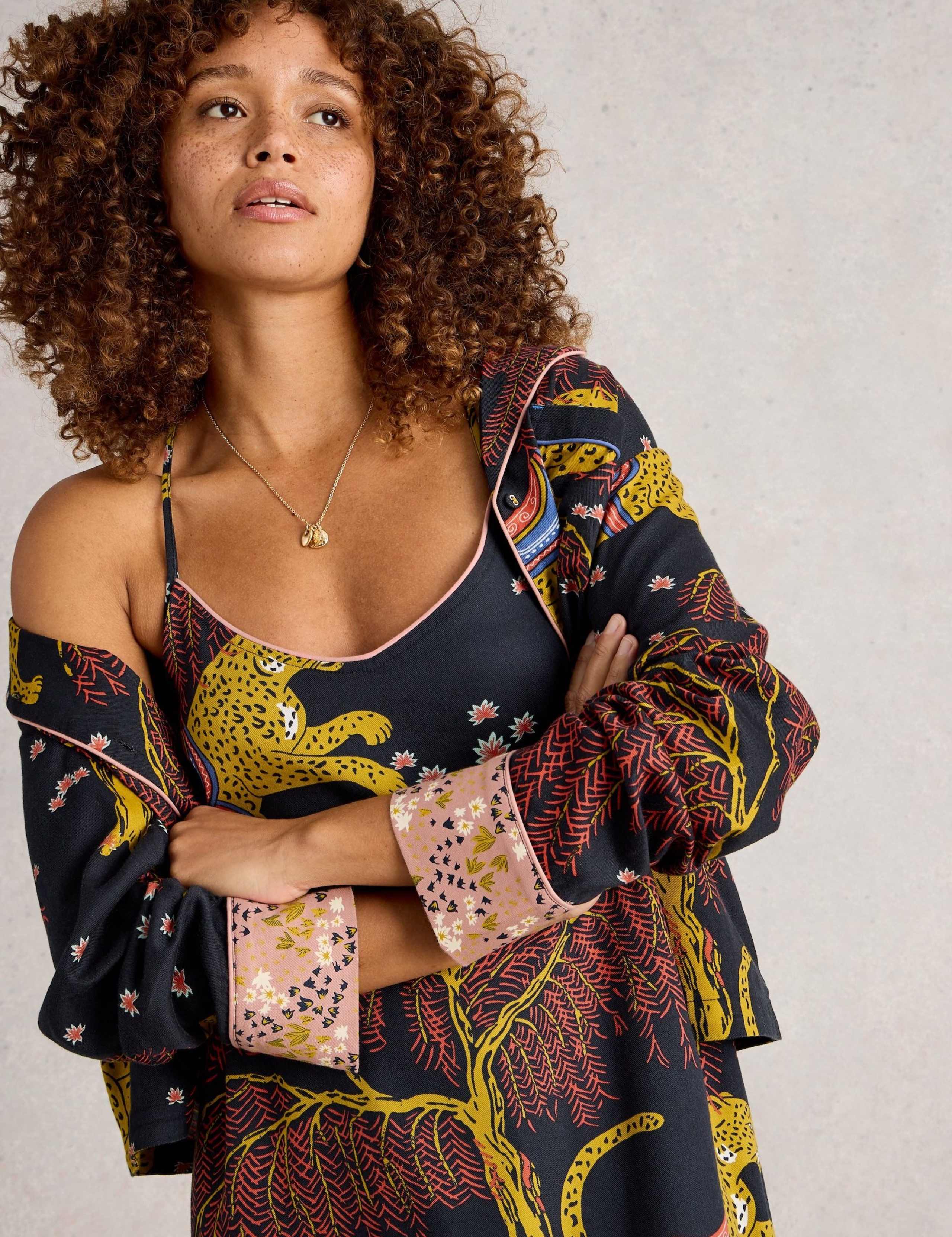 Cotton Rich Printed Strappy Nightdress 3 of 6
