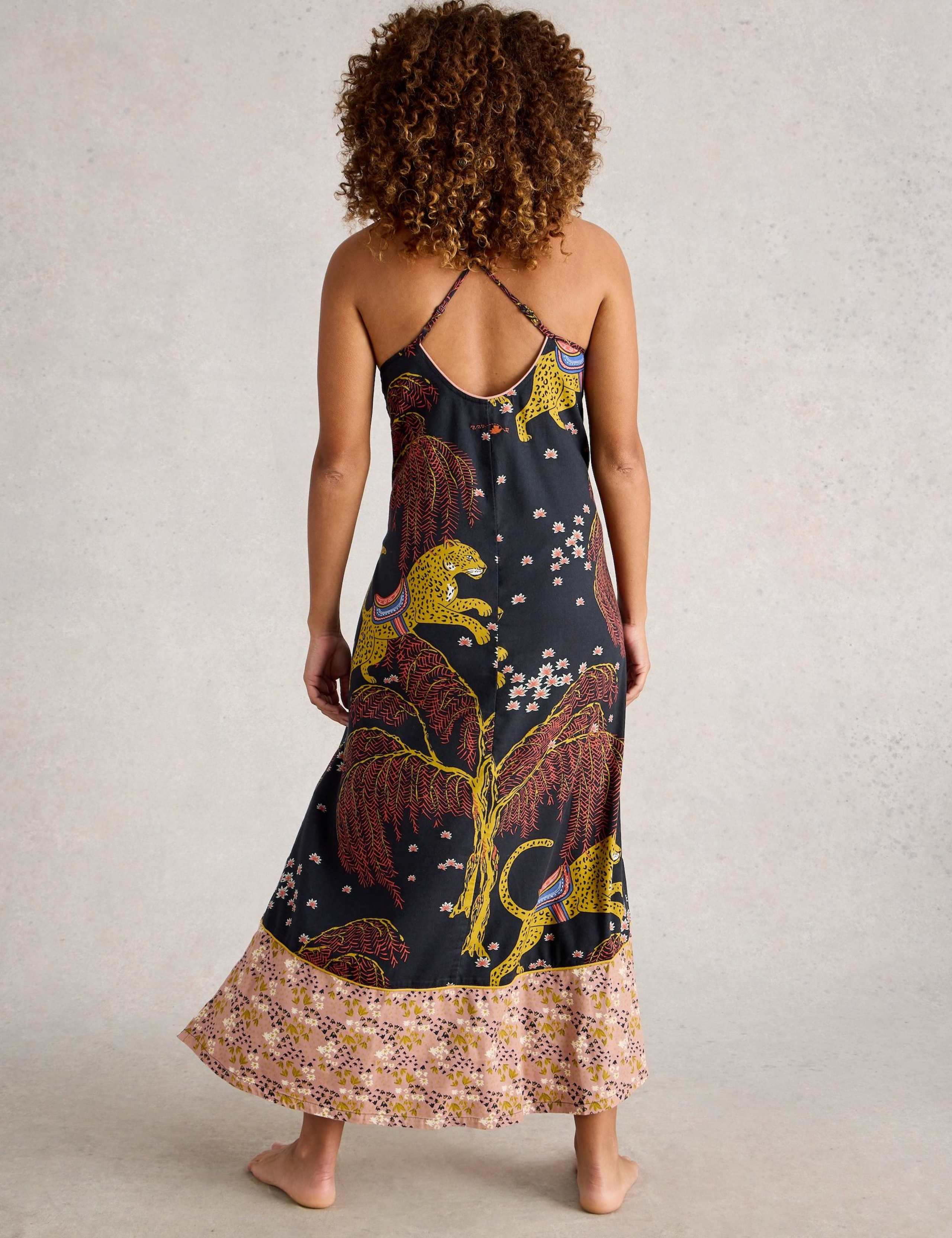 Cotton Rich Printed Strappy Nightdress 4 of 6