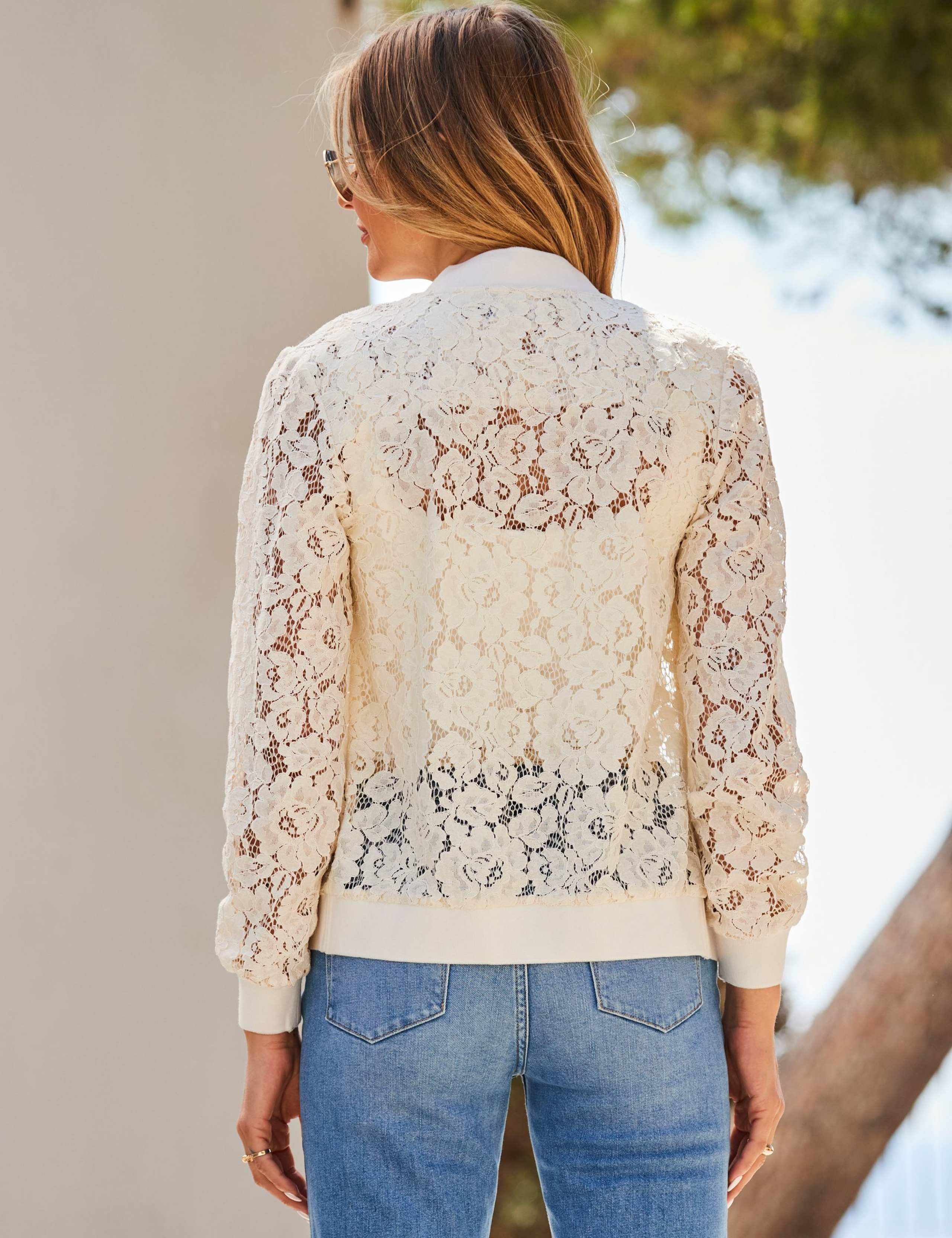 Lace Bomber Jacket 4 of 8