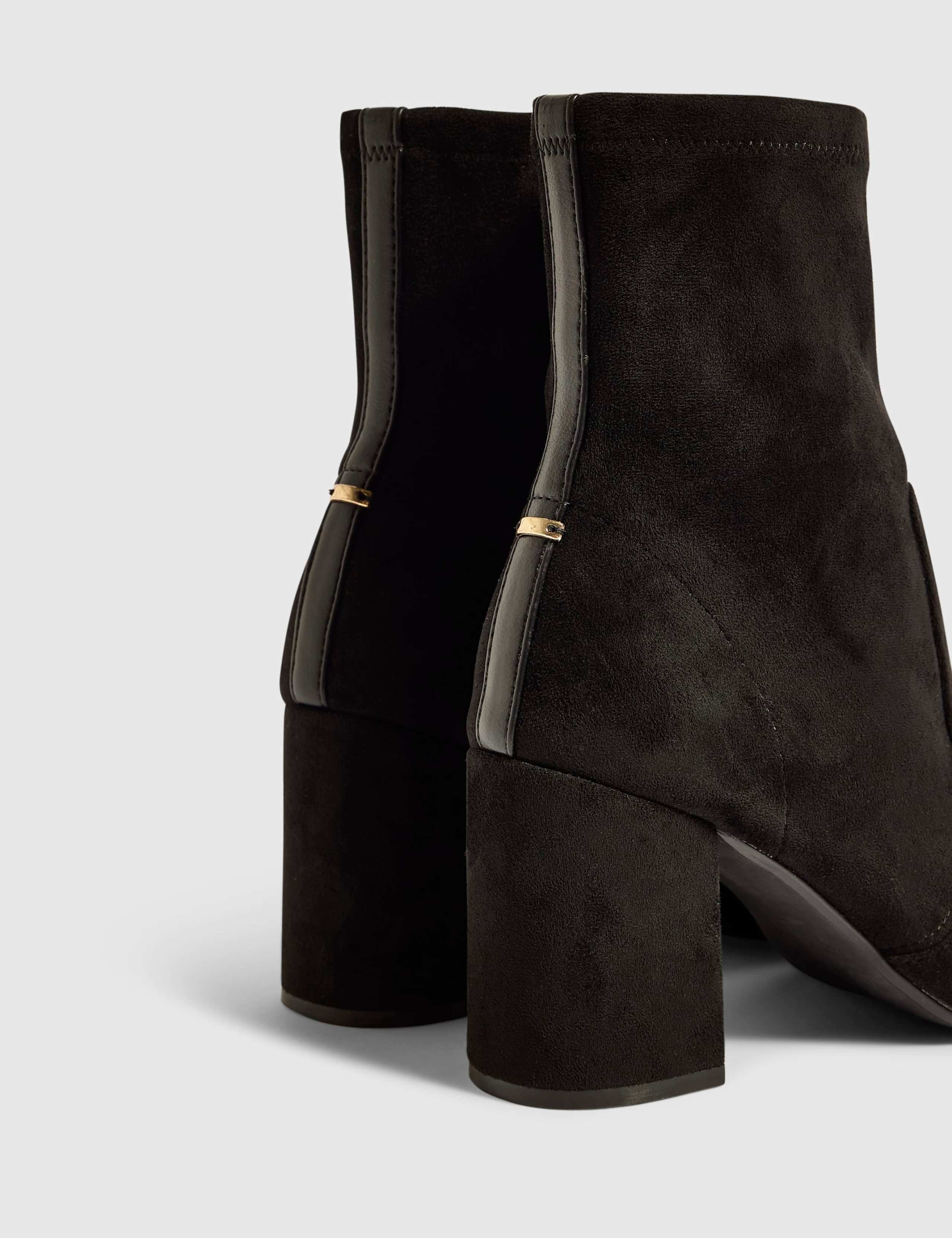 High Heel Pull On Ankle Boots 3 of 5
