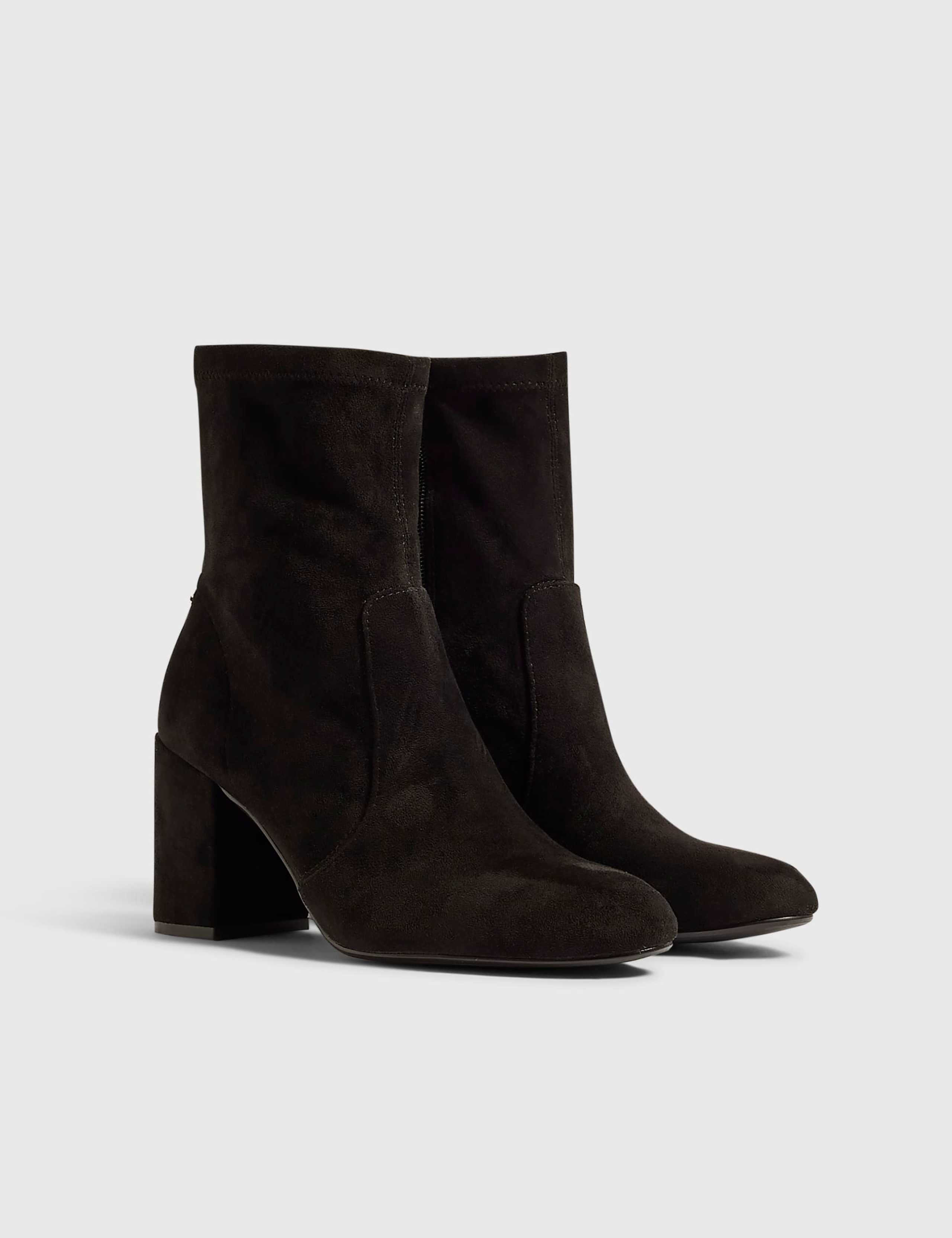 High Heel Pull On Ankle Boots 2 of 5