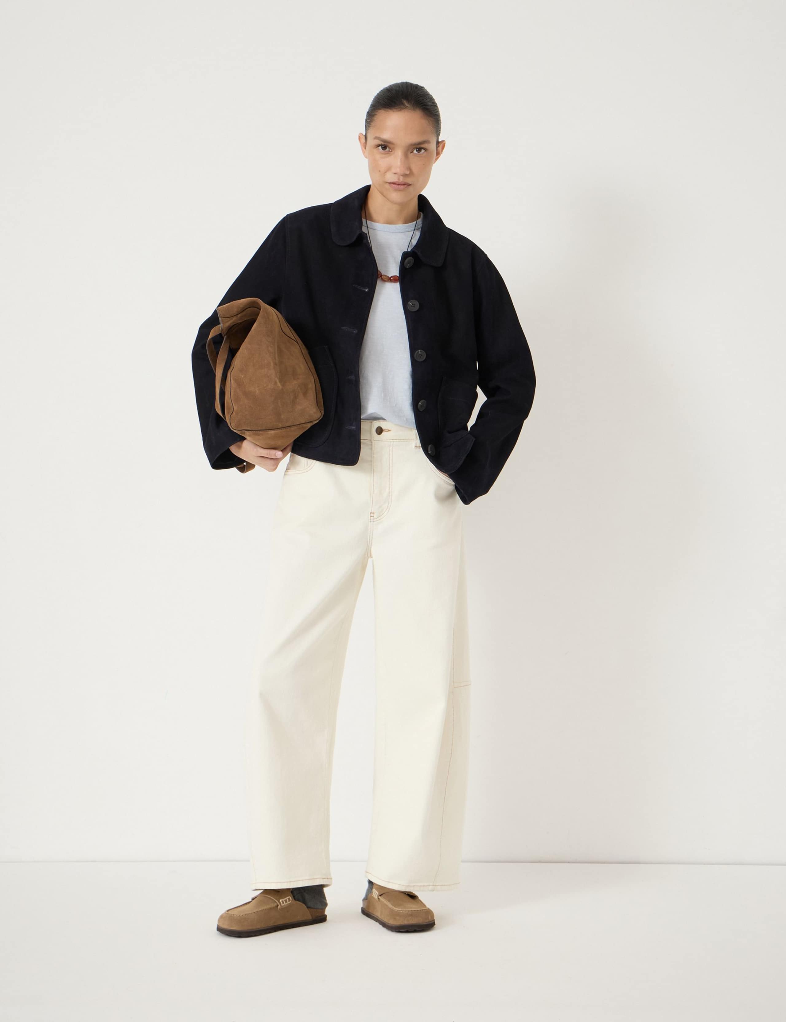 Suede Collared Jacket 3 of 6