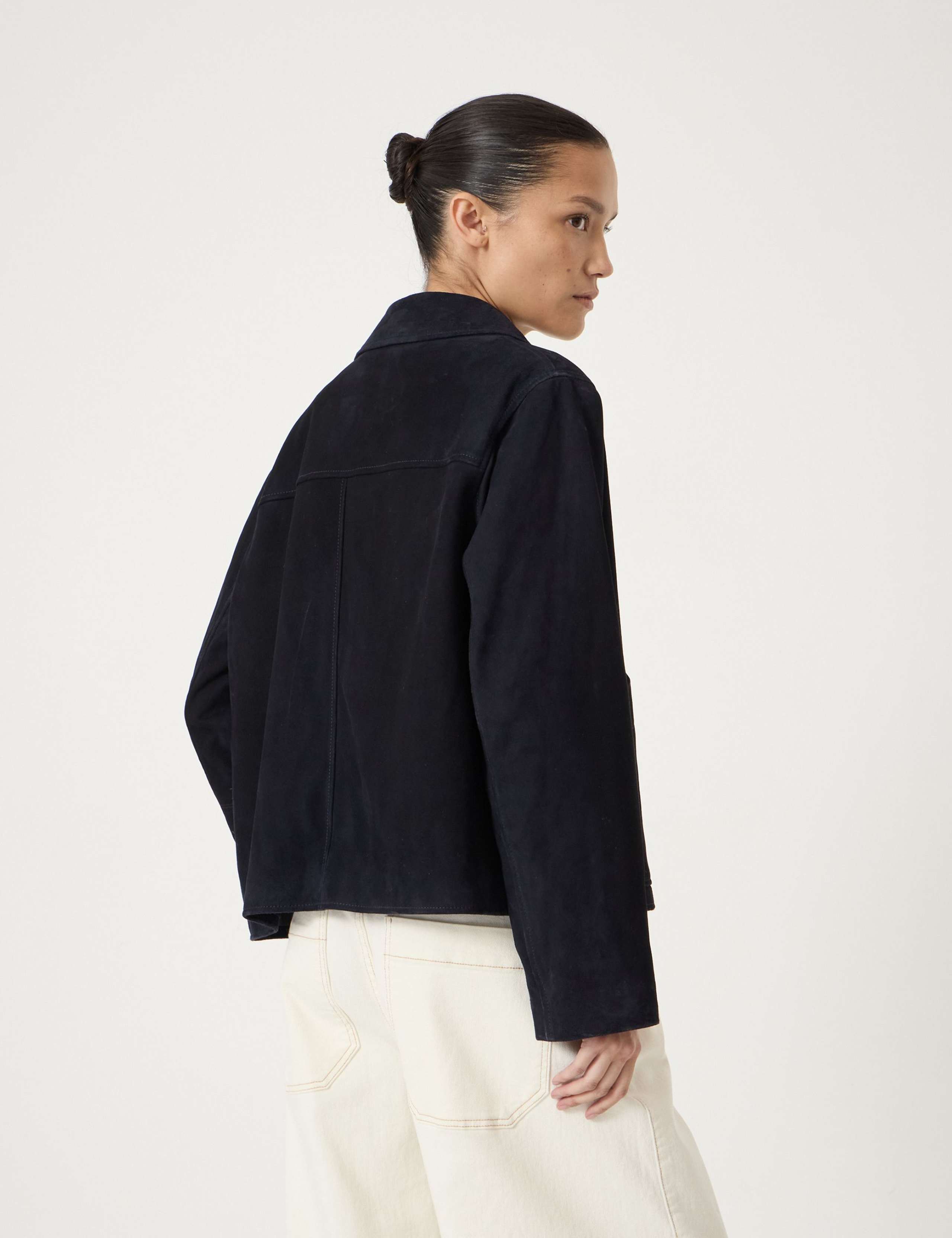 Suede Collared Jacket 4 of 6