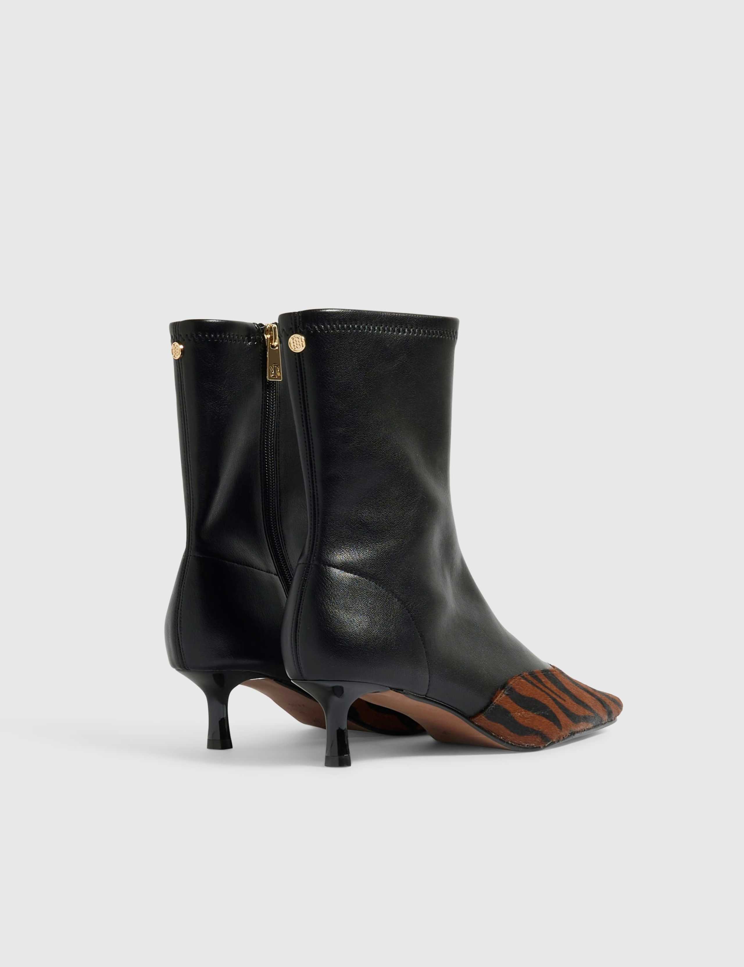 Kitten Heel Ankle Boots 2 of 5